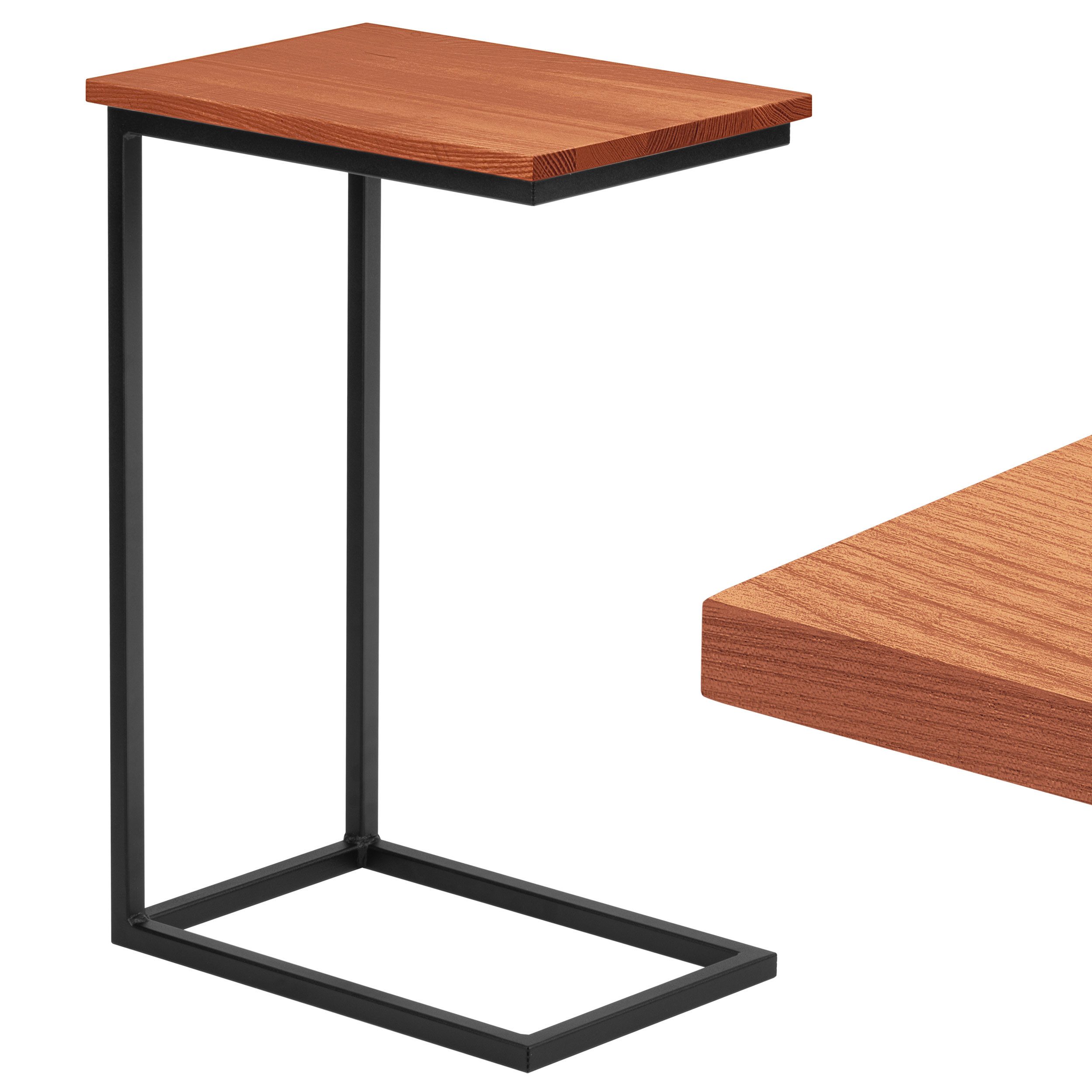LAMO Manufaktur Beistelltisch Massivholztischplatte Laptoptisch Sofatisch günstig online kaufen
