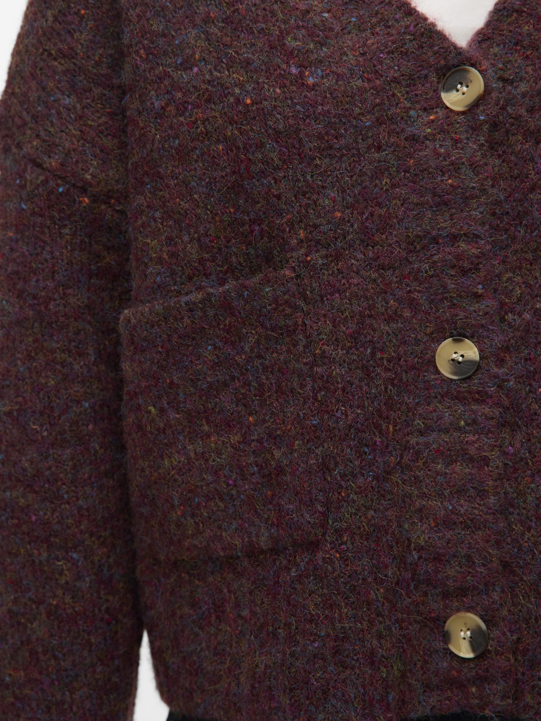 Vero Moda Longsweatshirt VMINGRID LS V-NECK CARDIGAN BOO