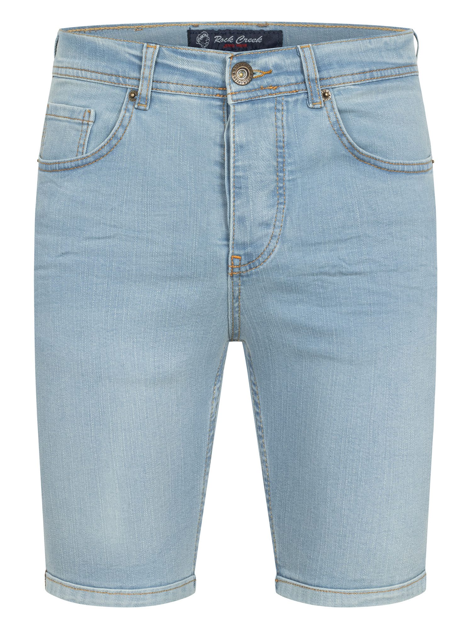 Bermudas Herren Shorts Jeansshorts Denim Hellblau RC-2433