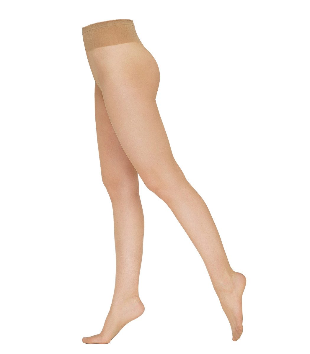 Giulia Pieralli Feinstrumpfhose Hipster-Bund SENSI 20 DEN (1 St. 1er-Pack) transparent, schimmernd