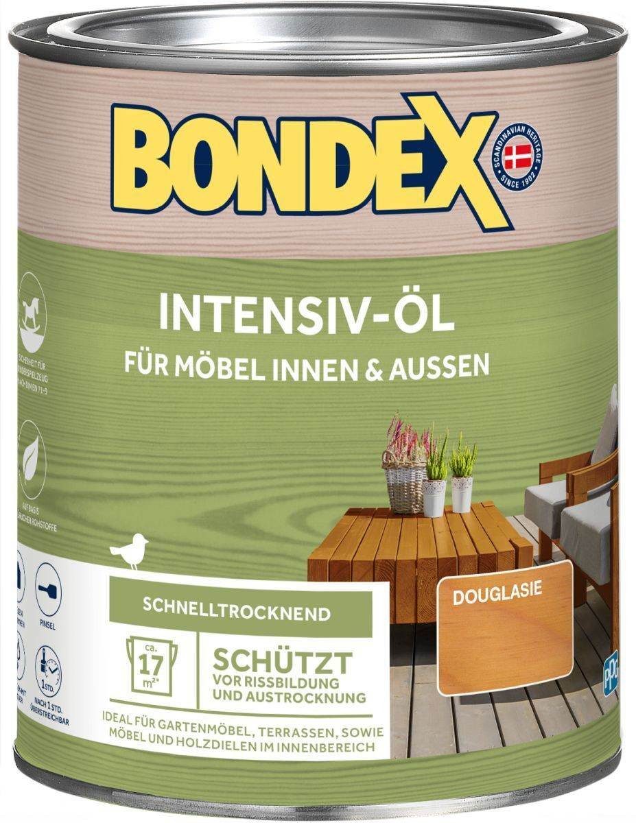 Bondex Holzschutzlasur Intensiv-Öl, wasserbasiert, beschleunigte Trocknung, 0,75 l