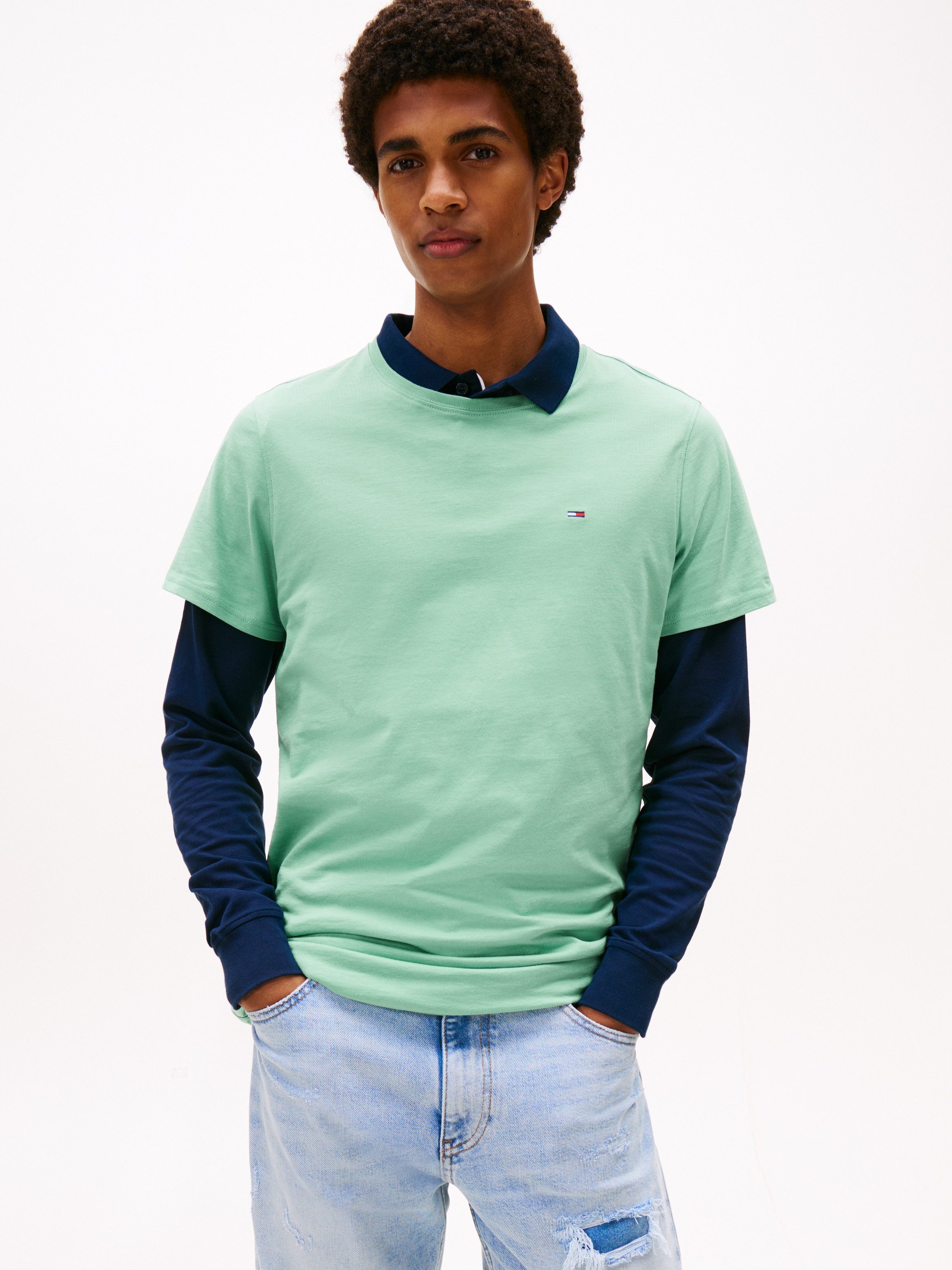 Tommy Jeans T-Shirt TJM ESSENTIAL SOLID günstig online kaufen