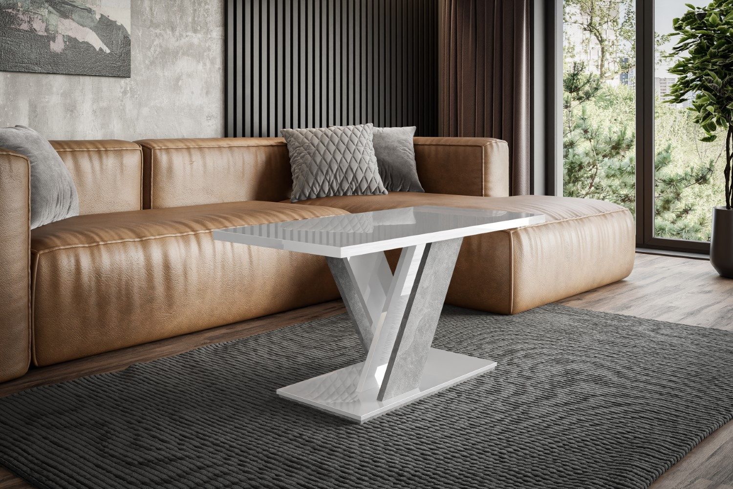 ALTDECOR Couchtisch RONX MINI, Tisch für Couch aus hochwertigem Holzwerksto günstig online kaufen