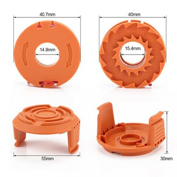 MAGICSHE Trimmerfaden Trimmer Spulenmodell WA0010 WA0004.1, 1,65 mm Fadendurchmesser, (1-St), Trimmer Fadenspule,Nylon Ersatzfaden kompatibel