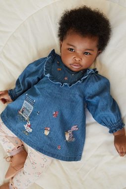 Next Shirt & Leggings 2-teiliges Baby-Set mit Jeans-Oberteil + Leggings (2-tlg)