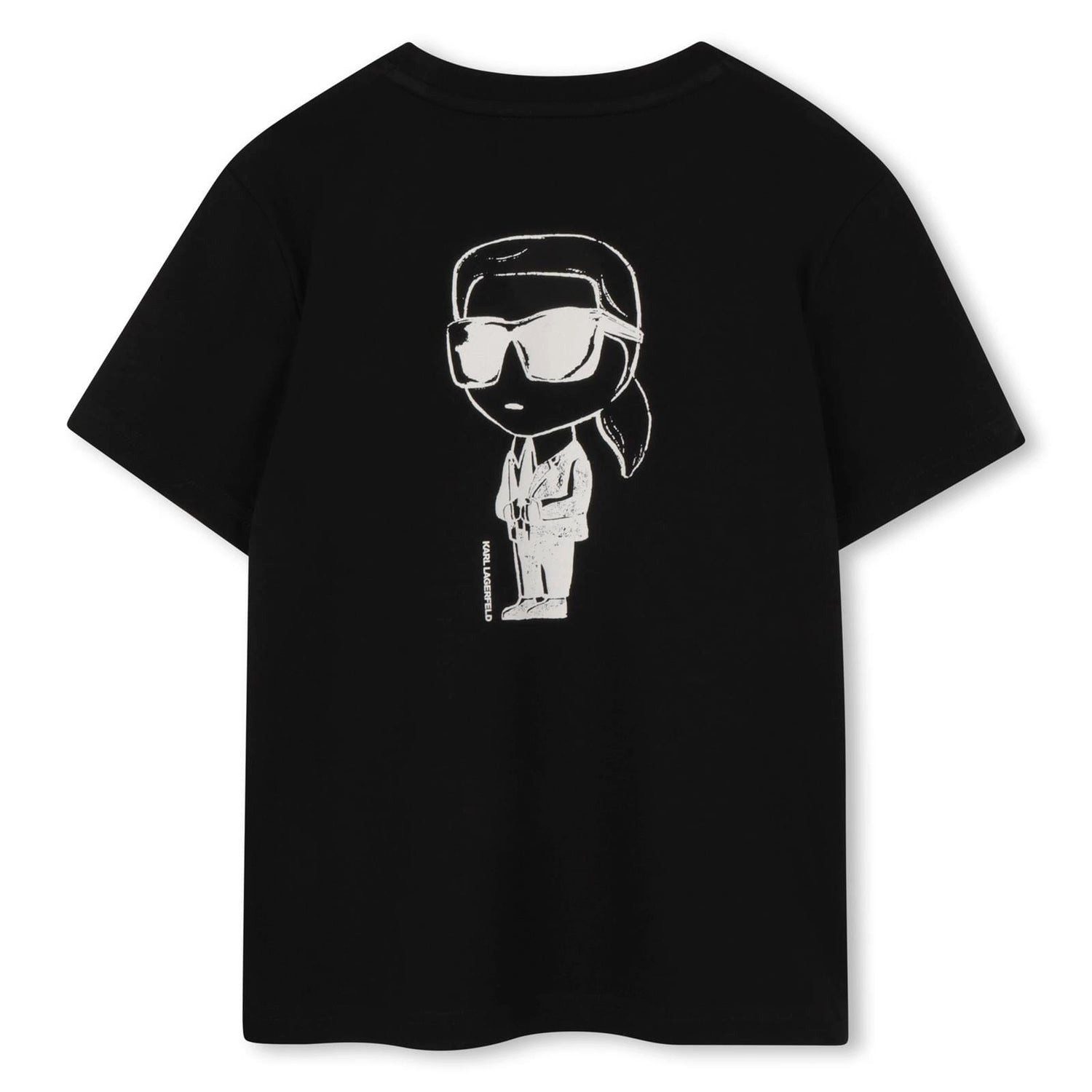 KARL LAGERFELD T-Shirt KARL LAGERFELD KIDS T-Shirt mit Rückenprint NEW IKONS in Schwarz