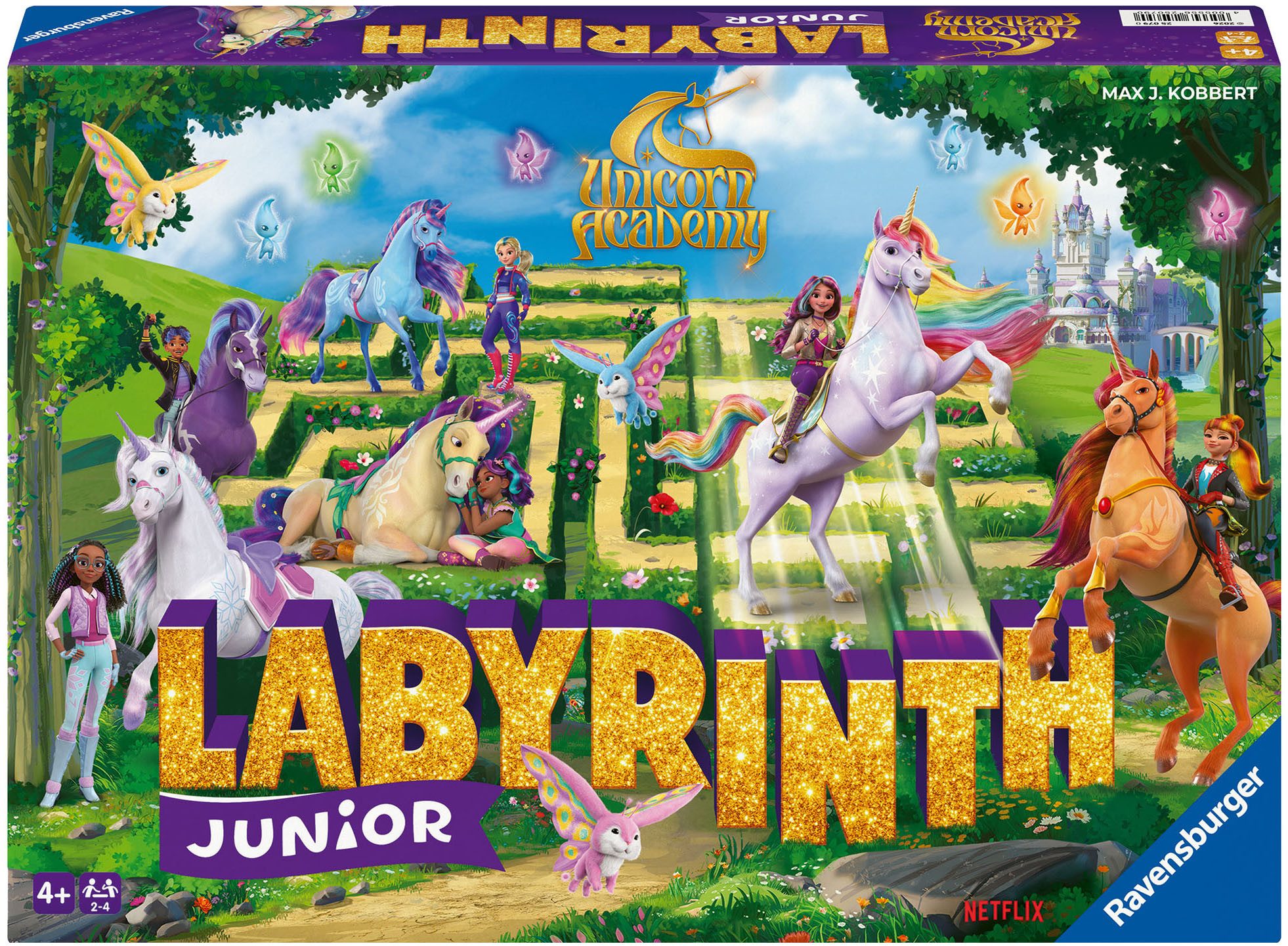 Ravensburger Spiel Unicorn Academy Junior Labyrinth, Kinderspiel, Made in Europe
