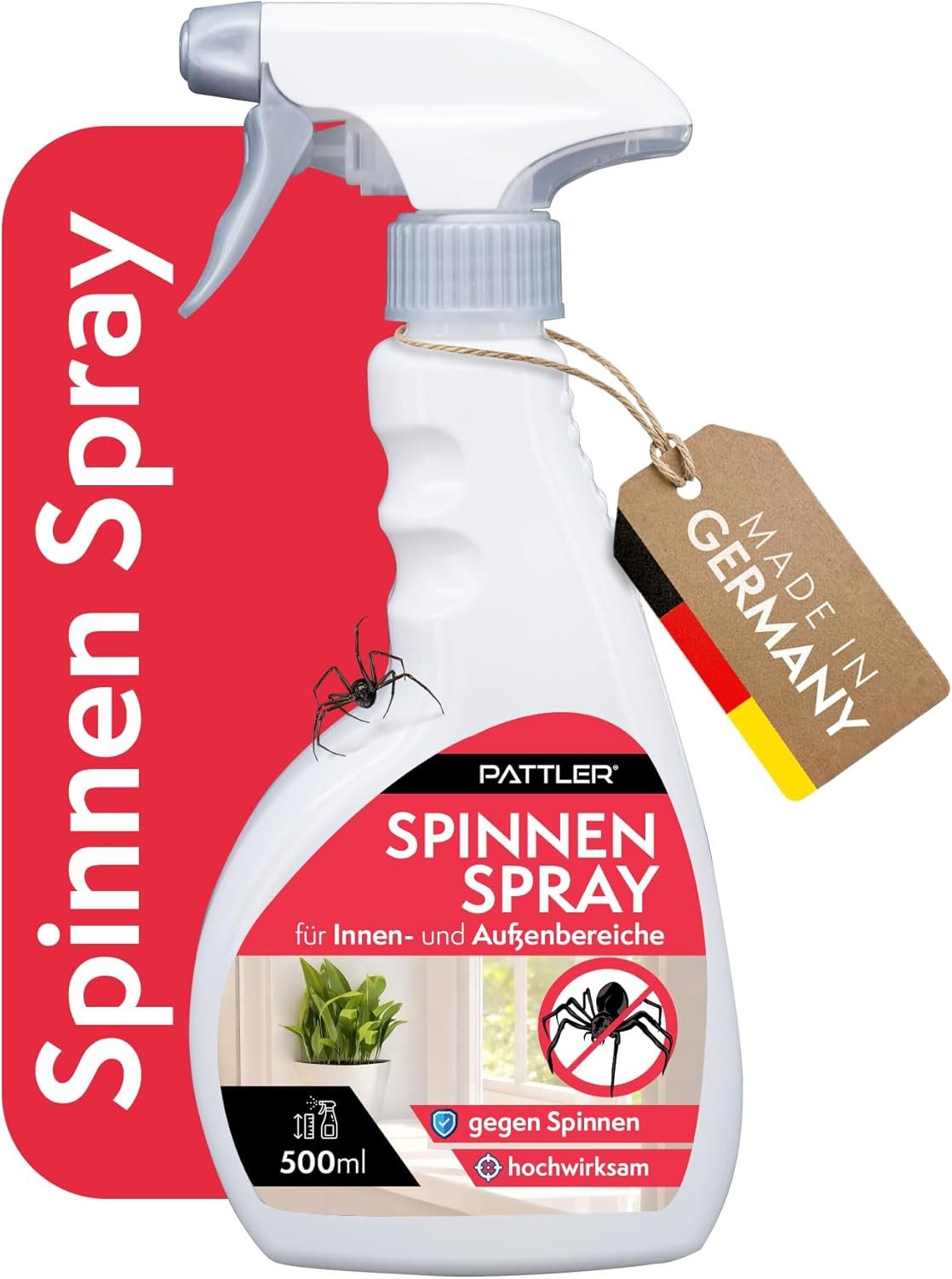 Pattler Insektenspray Schutzbarriere gegen Spinnen, 500 ml, 500 ml