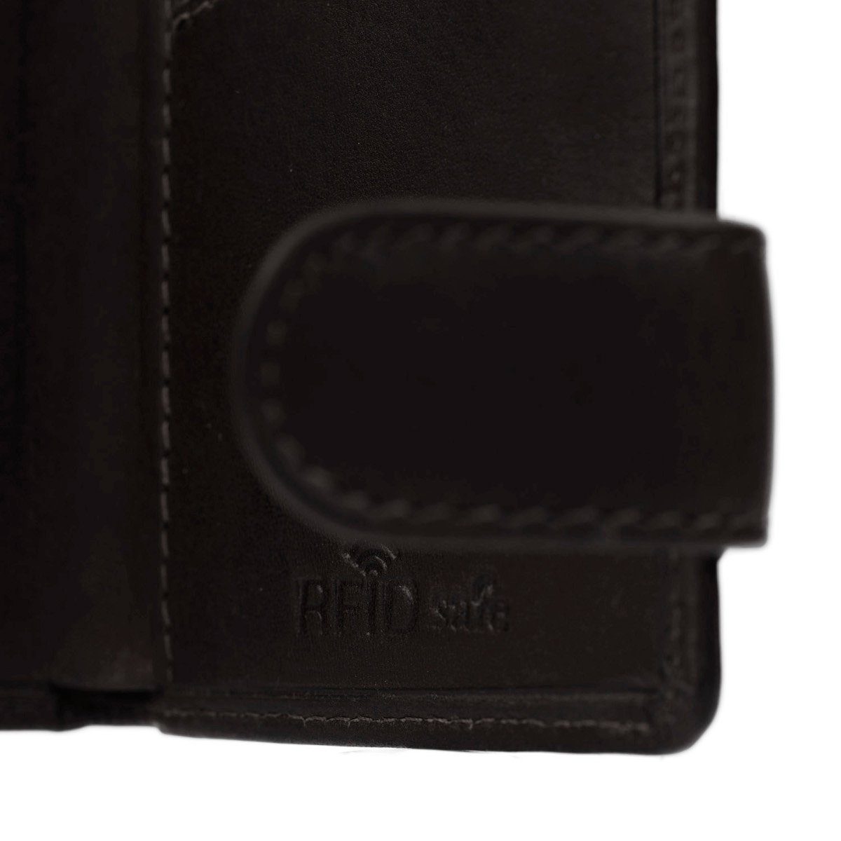 The Chesterfield Brand Geldbörse Wax Pull Up RFID Safe Leder Geldbörse Leicester (1 Stück, 1-tlg., B/H/T)ca. 7/10/2 cm), Wax Pull Up