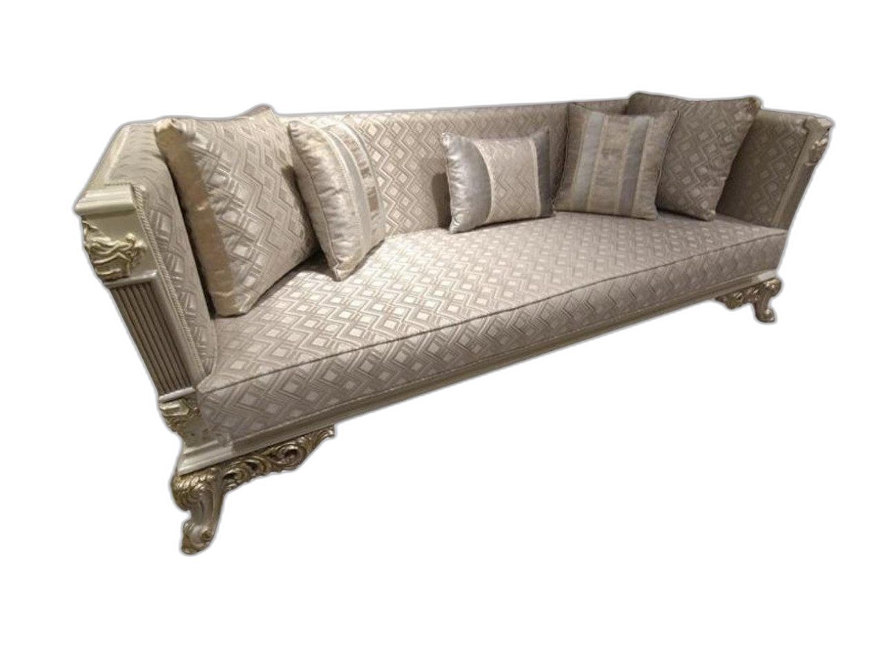 Xlmoebel 3-Sitzer Luxus Sofa in edlem Design mit hochwertiger Polsterung, 1 Teile, Hergestellt in Europa