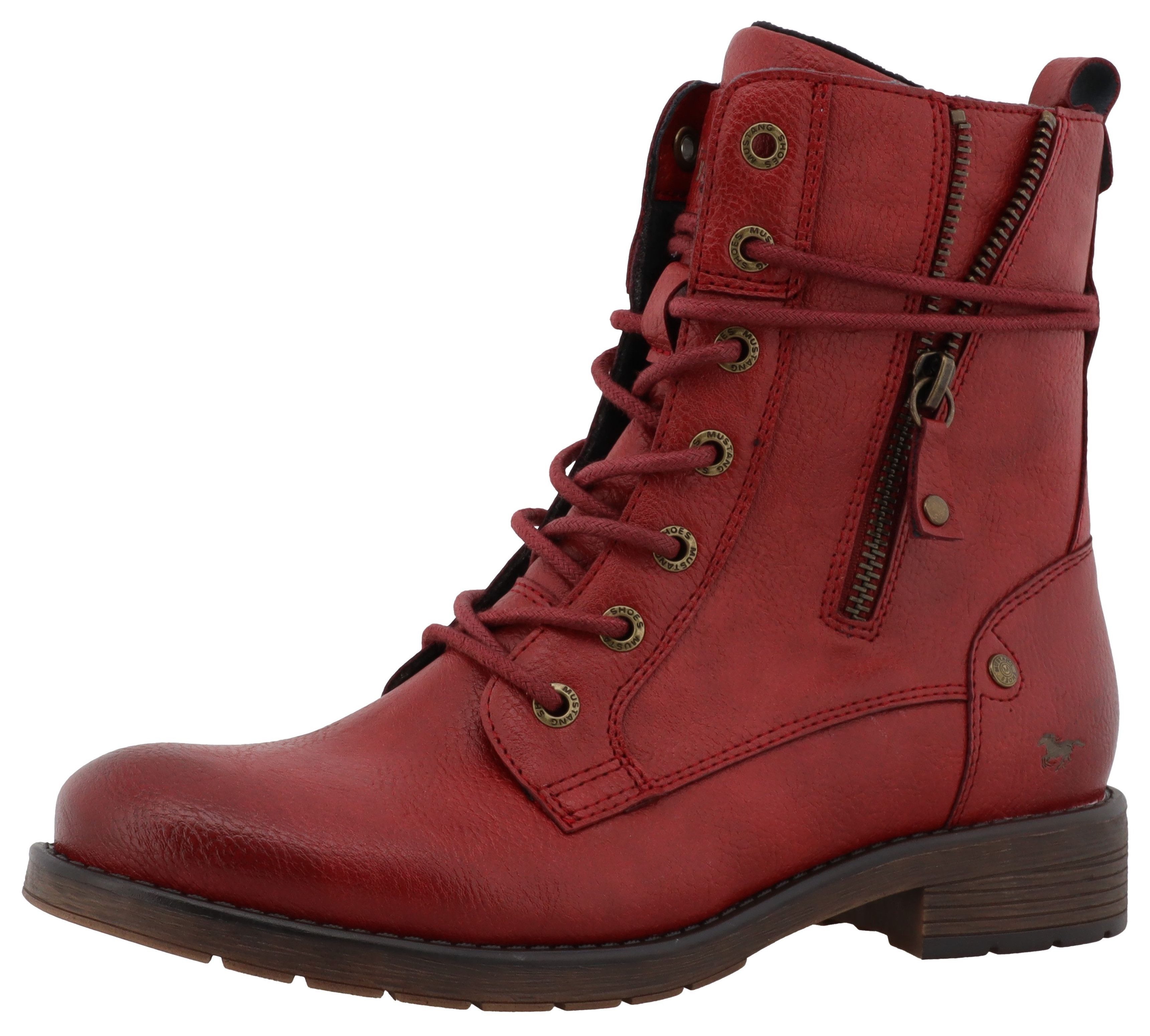 Mustang Shoes Elfi Schnürstiefel Stiefelette, Winterboots günstig online kaufen