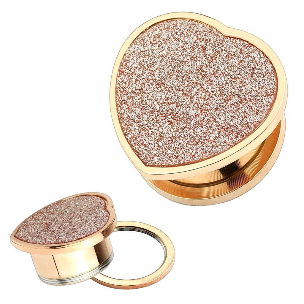 Taffstyle Plug Piercing Kristall Herz Vintage günstig online kaufen