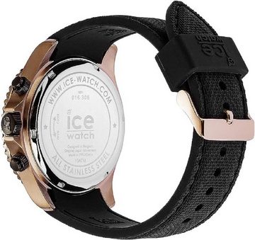 ice-watch Quarzuhr, Ice-Watch - ICE steel Black Rose-Gold Chrono (Large)