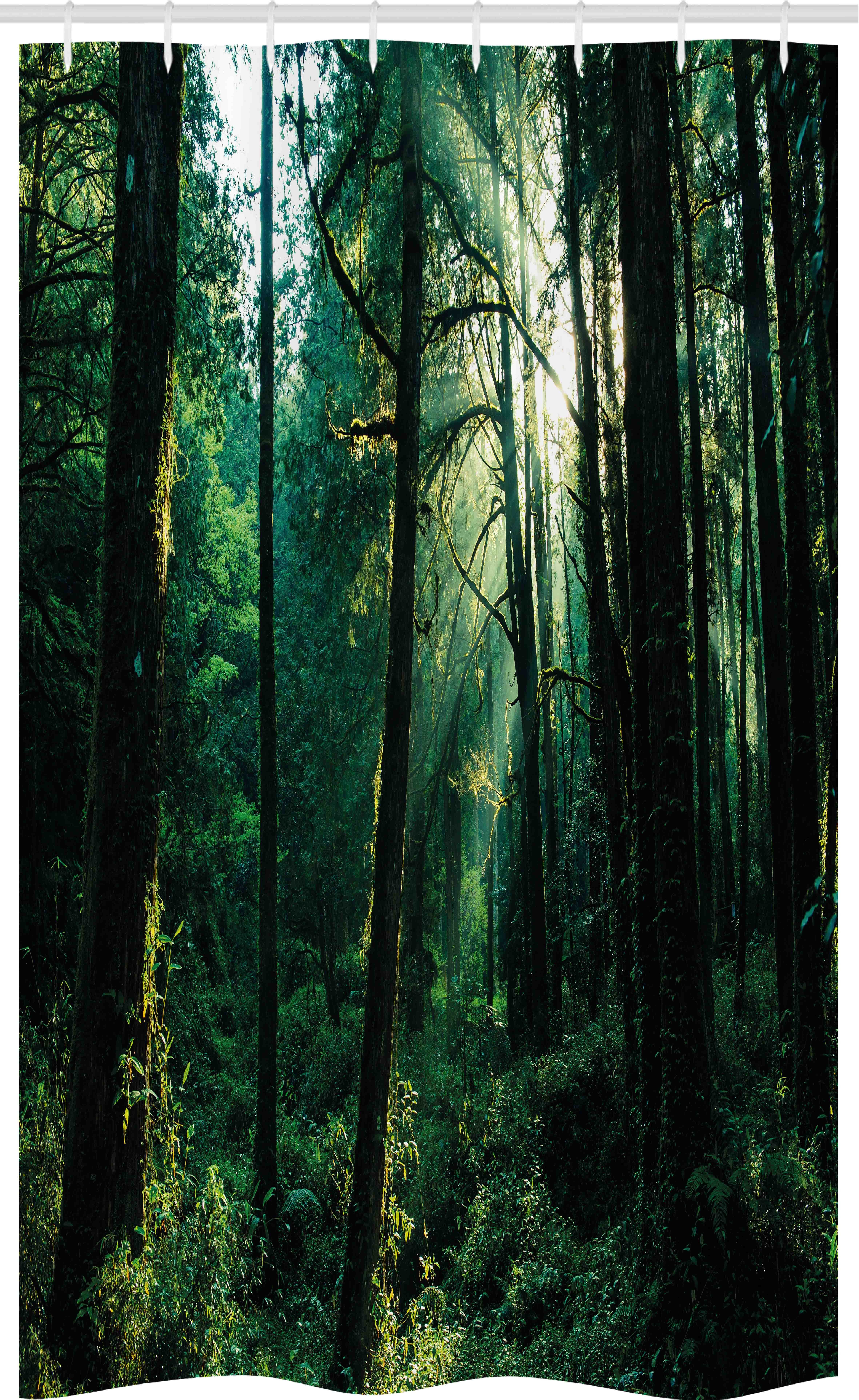 Abakuhaus Duschvorhang Badezimmer Deko Set aus Stoff mit Haken Breite 120 c günstig online kaufen