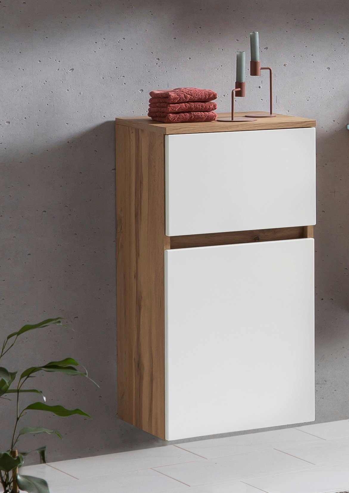 welltime Unterschrank "Kaunas", 40 cm breit, mit Schubkasten, Soft-Close-Fu günstig online kaufen