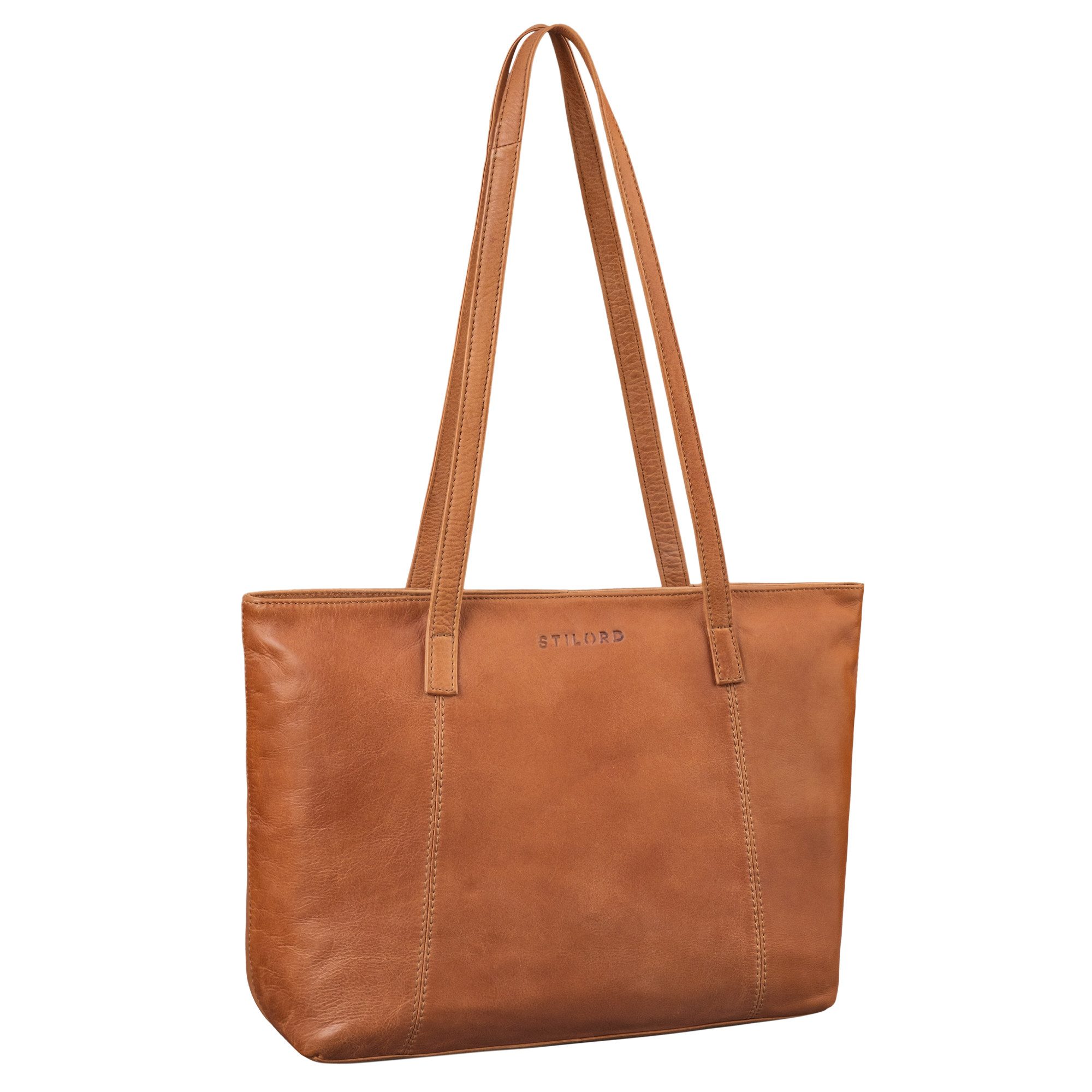 STILORD Handtasche "Tina" Elegante Leder Shopper Tasche Damen Groß für Lapt günstig online kaufen