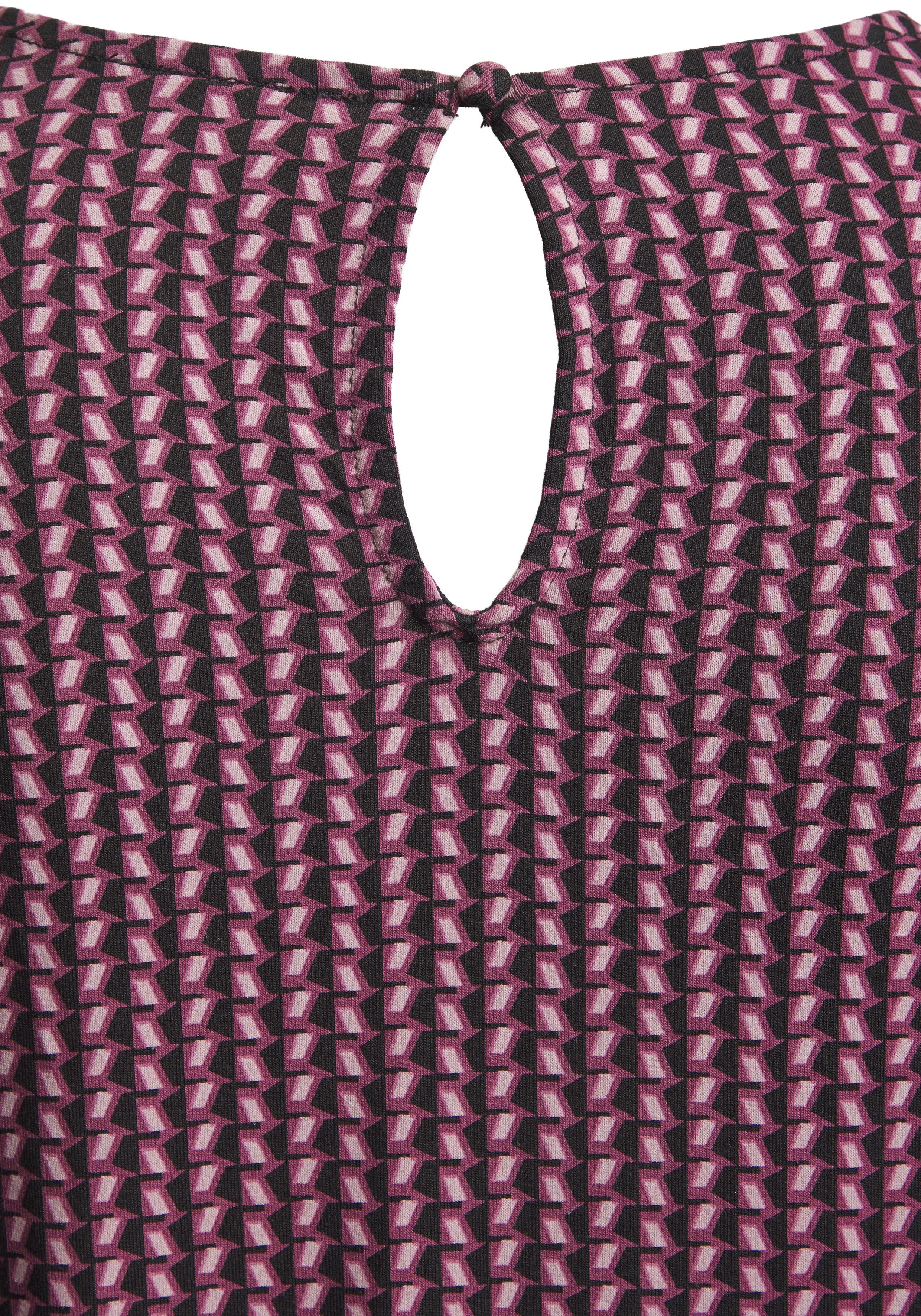LASCANA T-Shirt (1-tlg) schönes Knopfdetail hinten