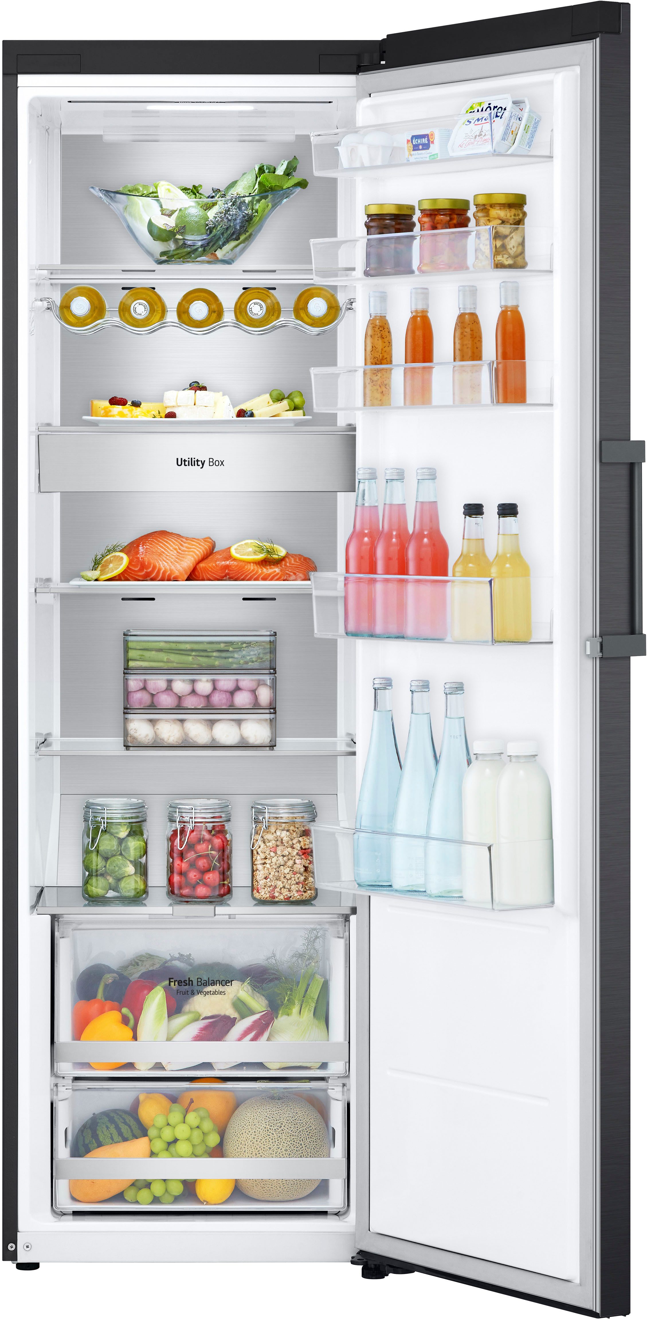 LG Kühlschrank GLM71MCCSX, 186 cm hoch, 59,5 cm breit, Larder & Freezer