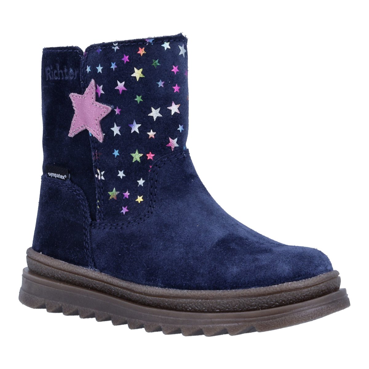 Richter Anna Stiefel Winterboots mit Glitzersternen, Größenschablone zum Download
