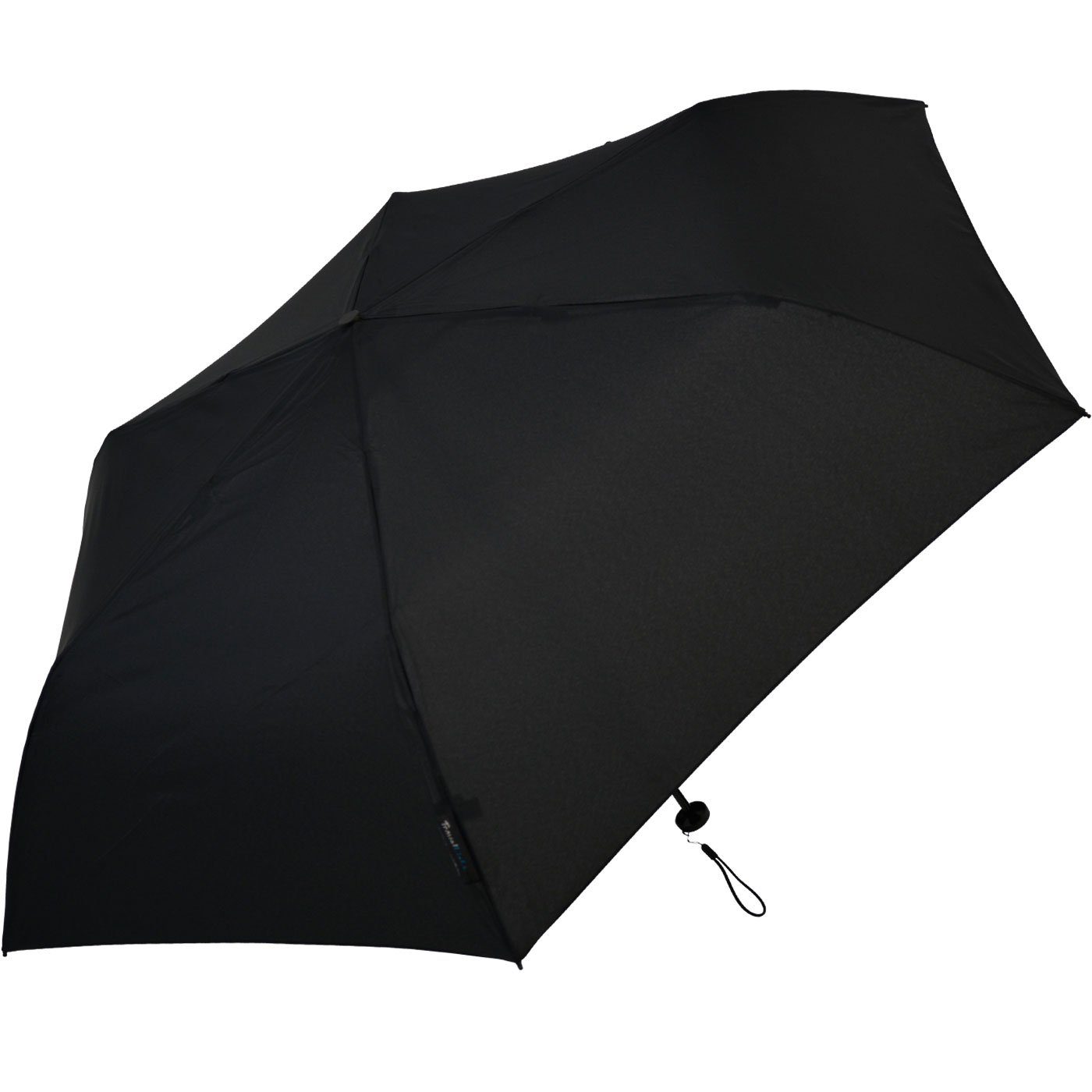 Impliva Taschenregenschirm TravelLight dabei zu immer ist belasten Leichtgewicht ohne extrem leichter Mini-Schirm, dieses 105 schwarz Gramm