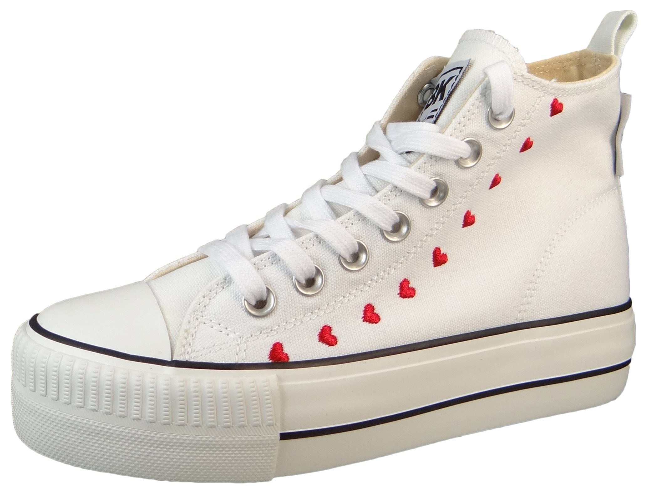 British Knights B51-3730 02 White Love Sneaker