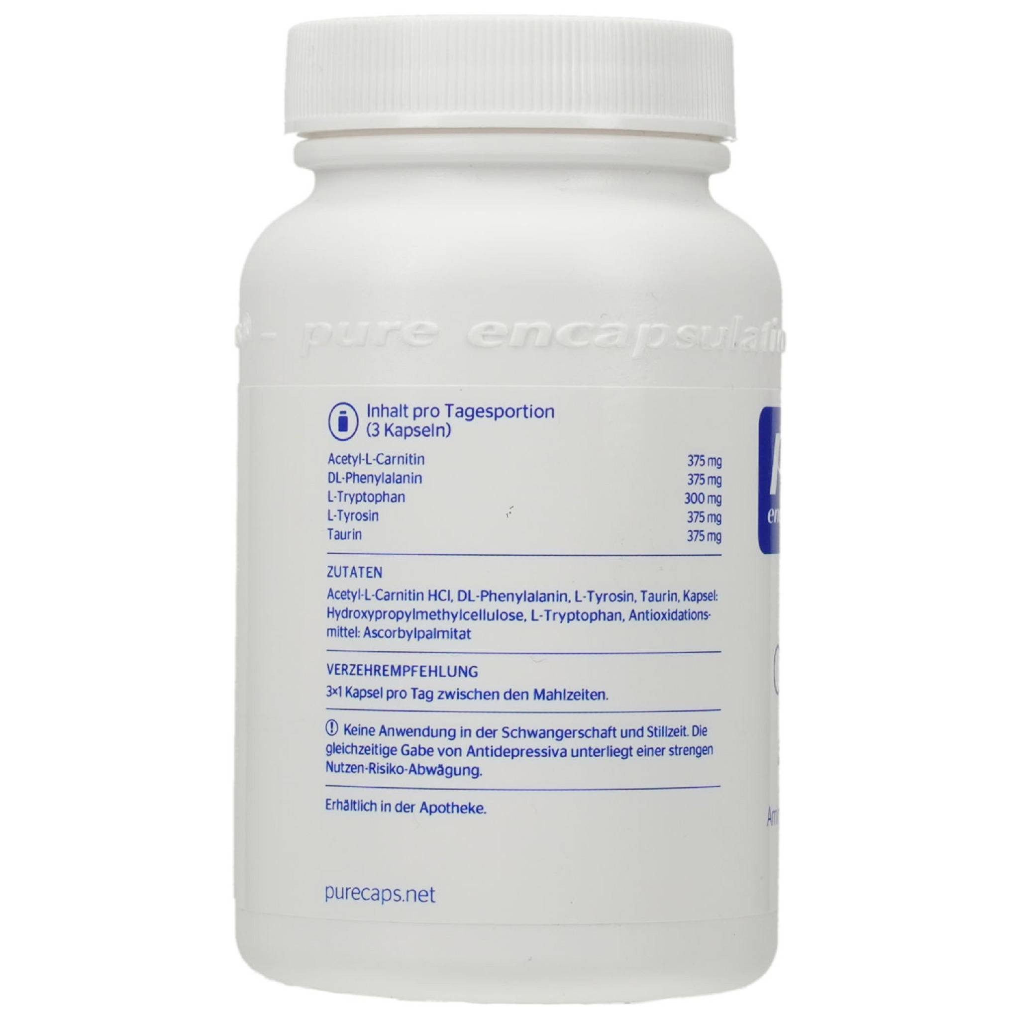 pro medico GmbH PURE ENCAPSULATIONS Cognitive Aminos Kapseln Kapsel