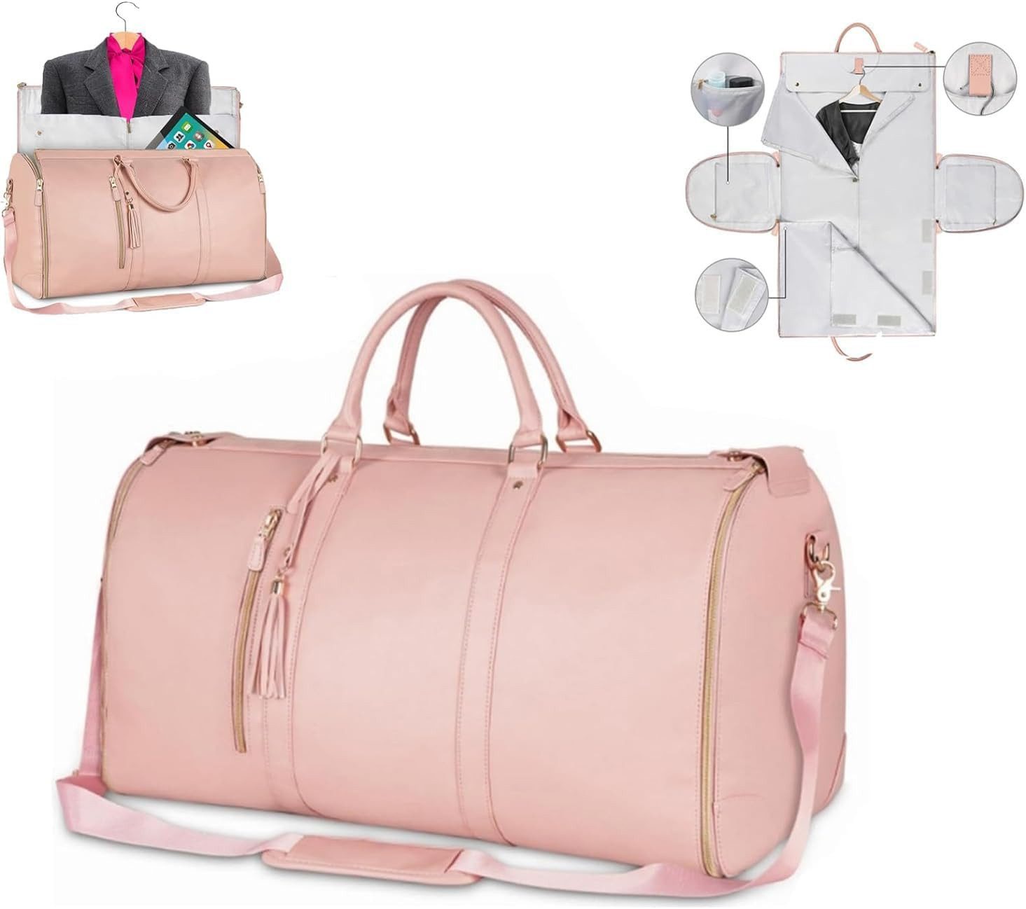 feinlux Shopper Reisetasche Foldybag,reisetasche faltbar,Travluxe Faltbare Reisetasche (Packung, Foldy Bag,Wasserdichter Kleidersack für Reisen), Perfekte Reisegeschenke für Frauen, die internationale Reisen