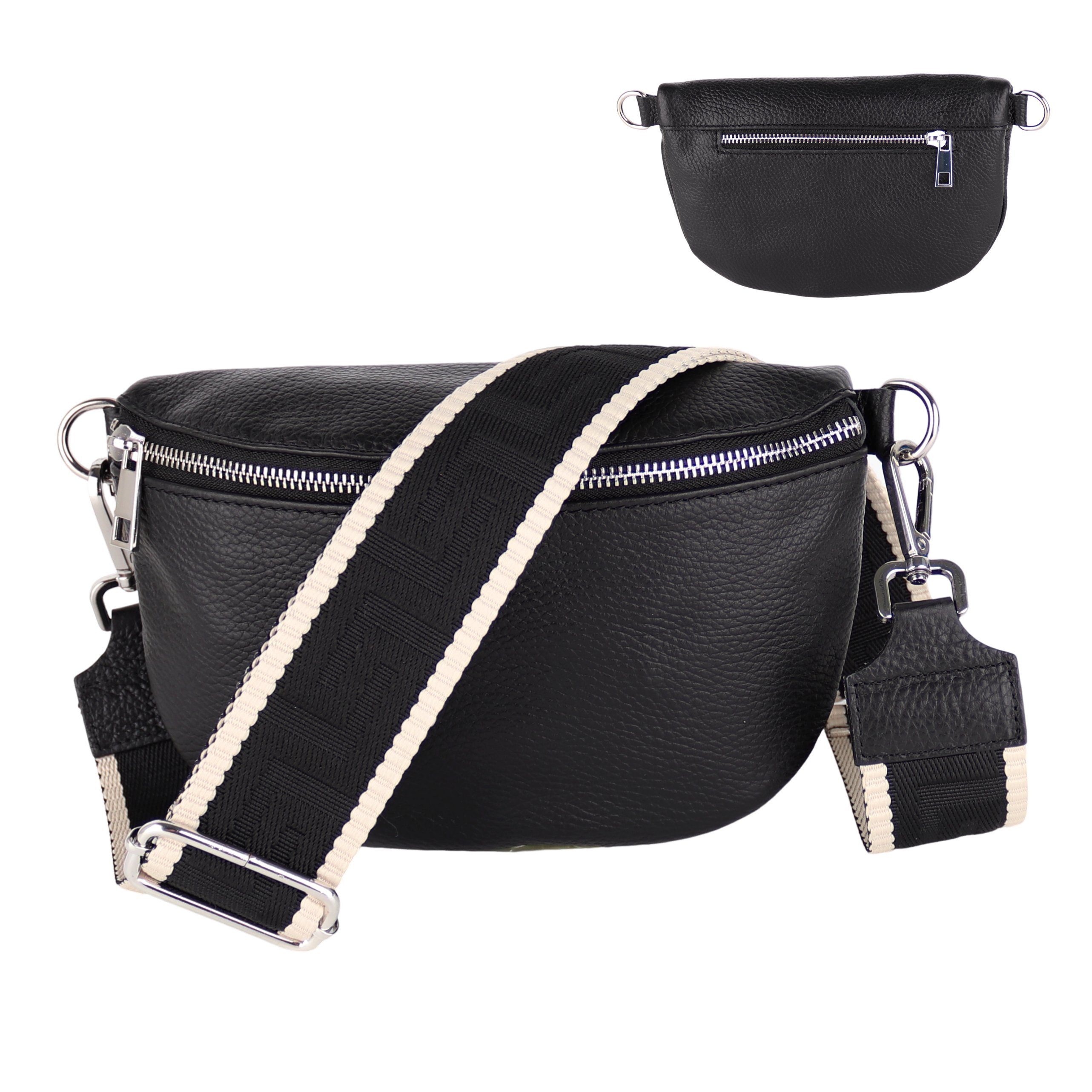 MIRROSI Bauchtasche Damen Echtleder, Made in günstig online kaufen