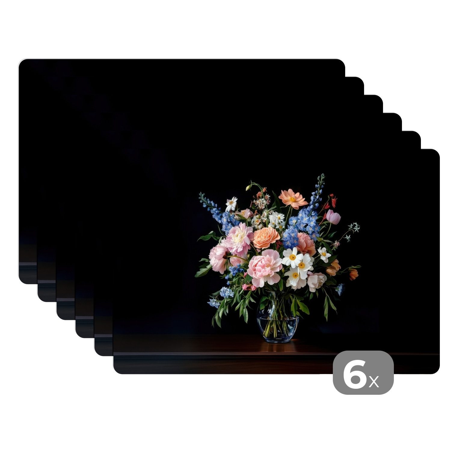 MuchoWow Platzset Pastell - Blumen - günstig online kaufen