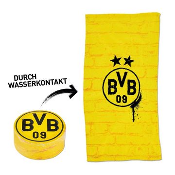 BVB Handtuch BVB-Zauberhandtuch, Baumwolle (Packung, 1-St)