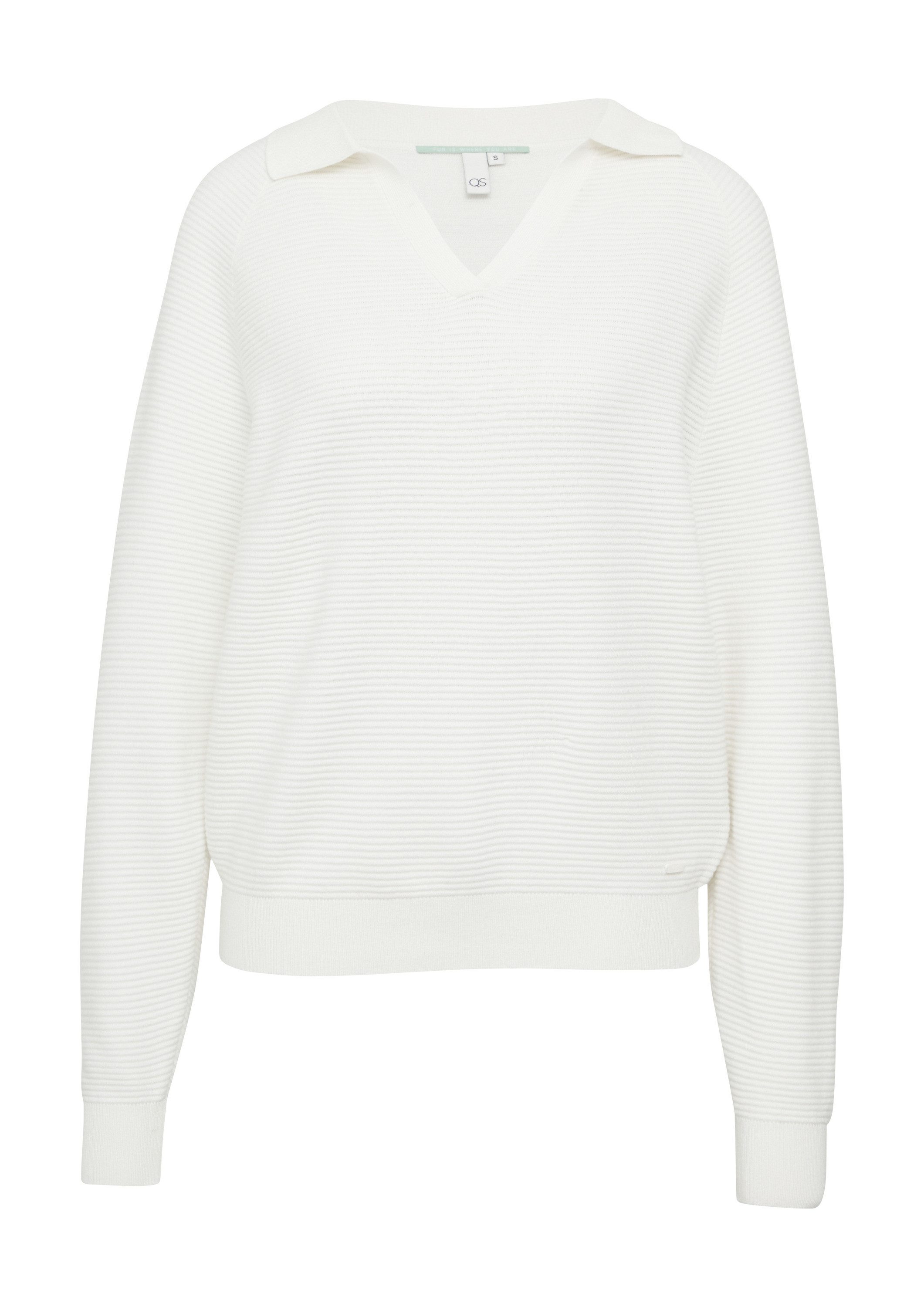 QS Longpullover Strickpullover (1-tlg) günstig online kaufen