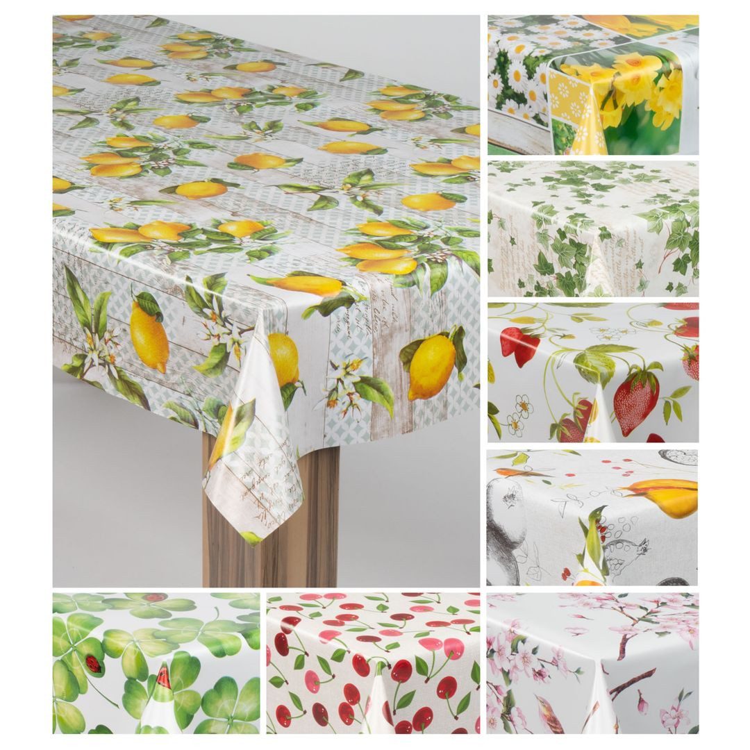laro Tischdecke laro Wachstuch-Tischdecke Wachstischdecke Gartentischdecke