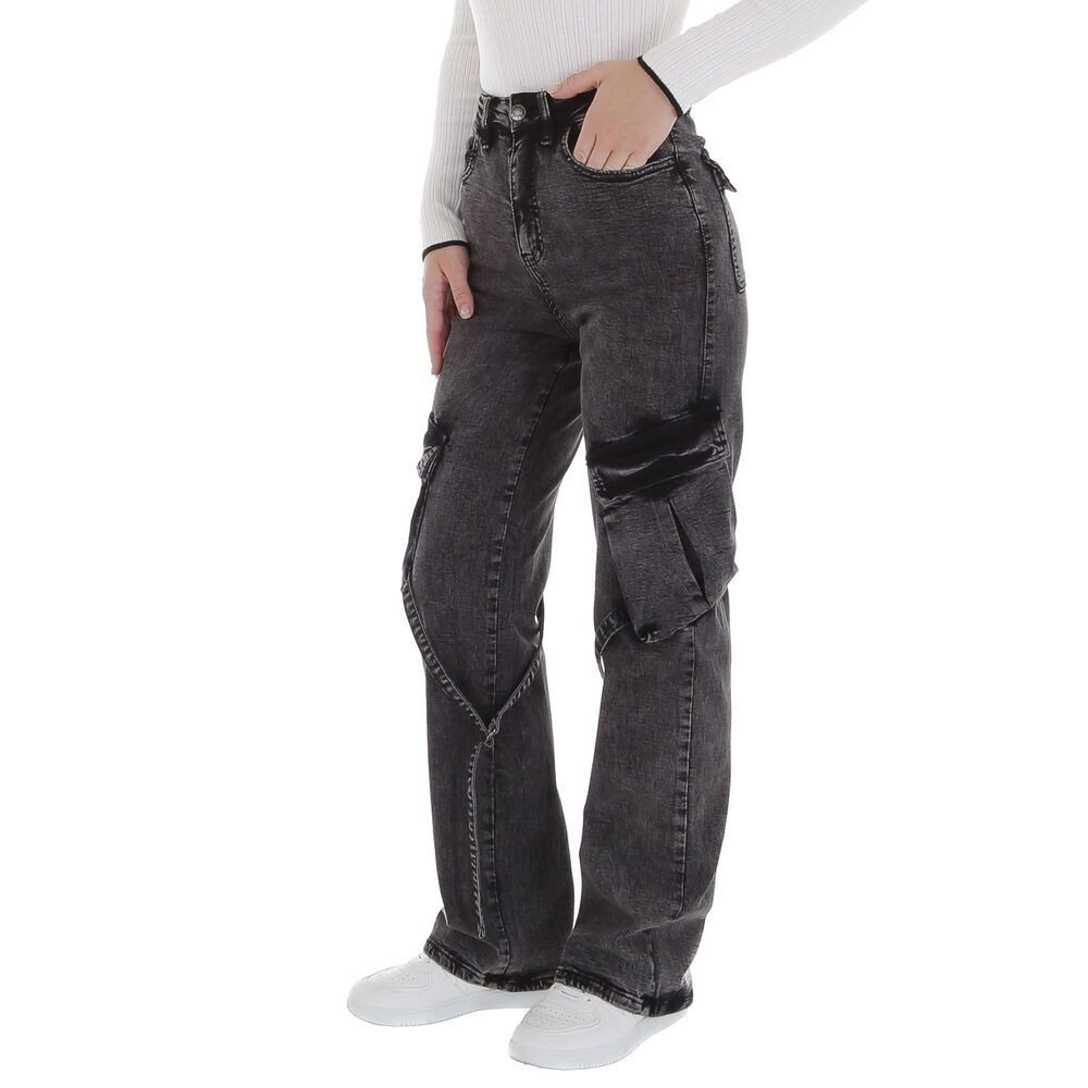 Ital-Design Cargojeans Damen Freizeit (87217127) Used-Look günstig online kaufen