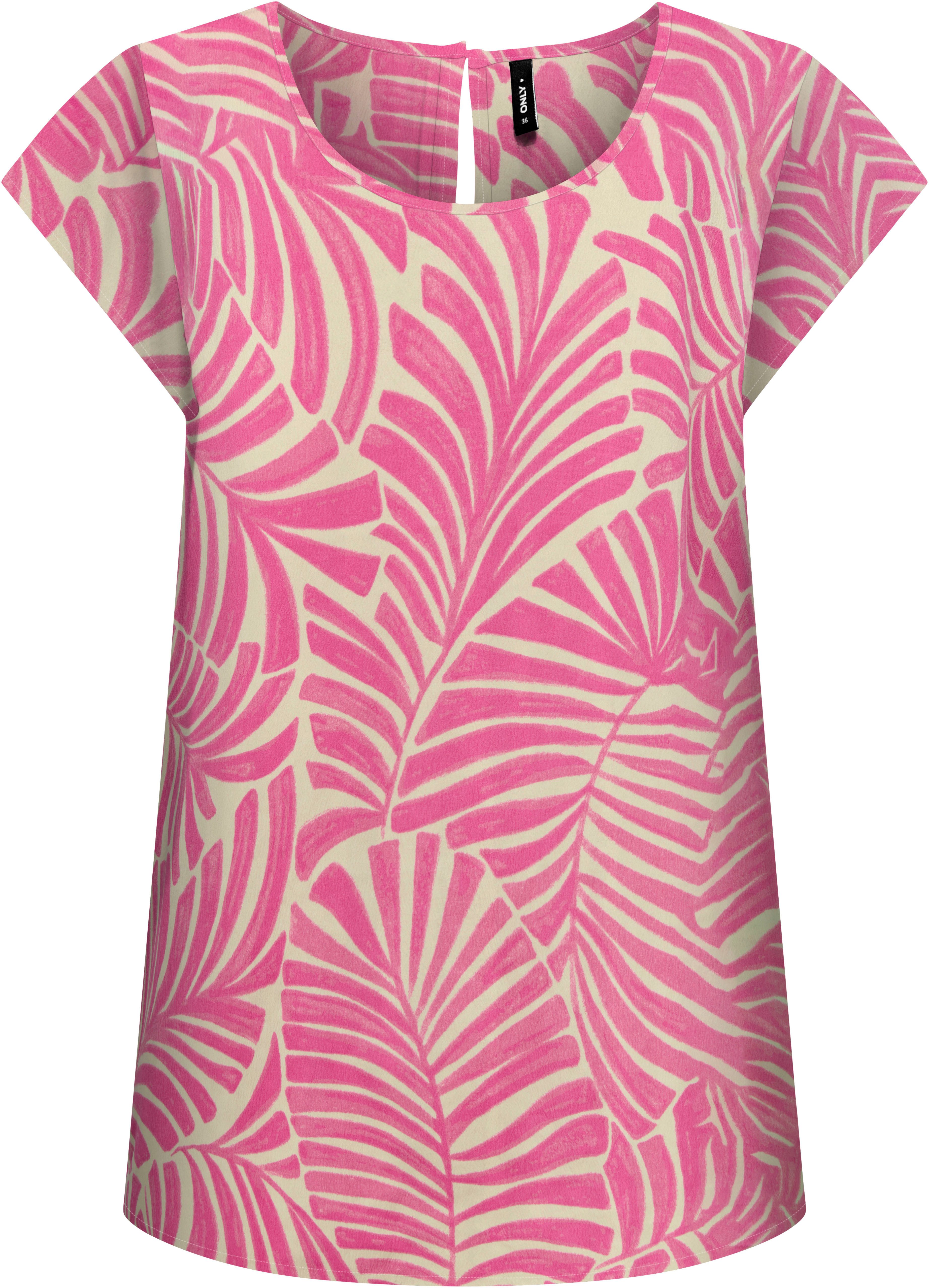 Shirtbluse ONLNOVA LIFE S/S TOP AOP PTM