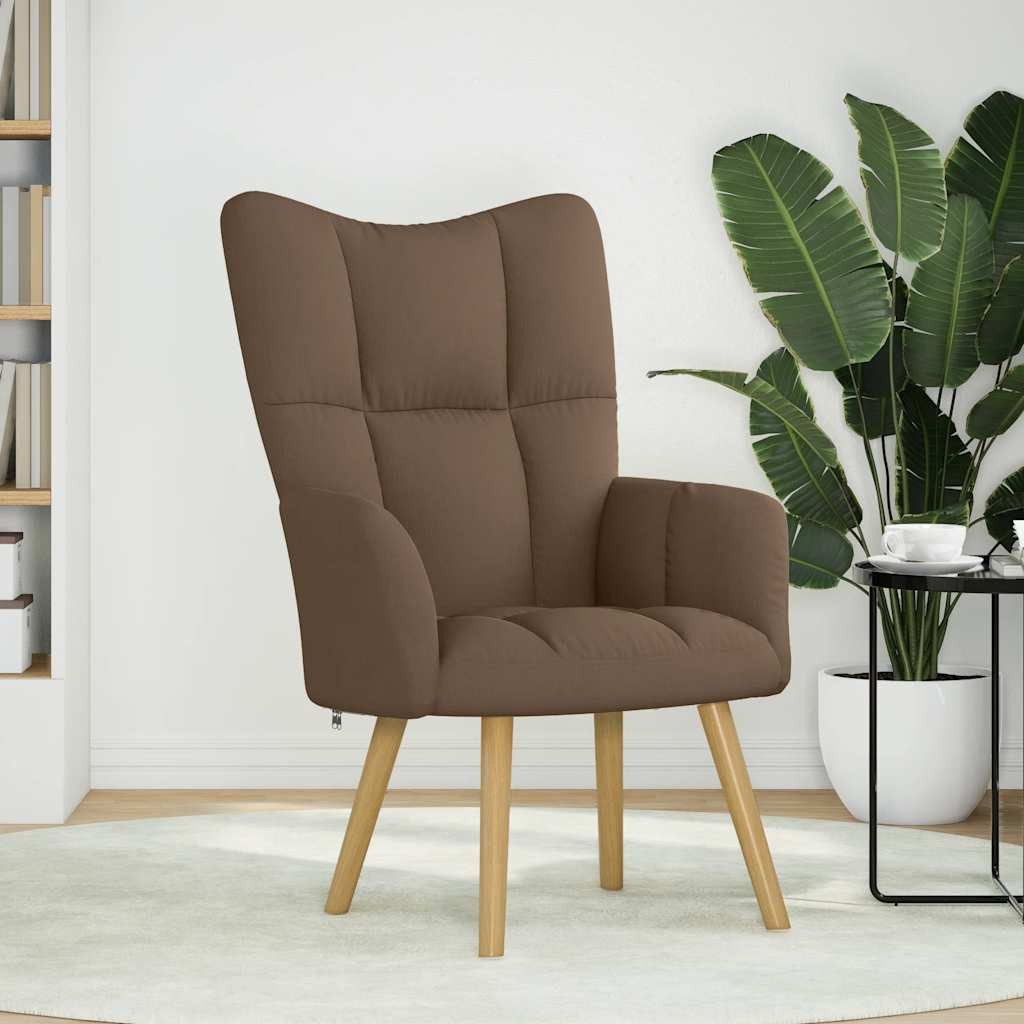 vidaXL Sessel Relaxsessel Stoff Braun (1-St) günstig online kaufen