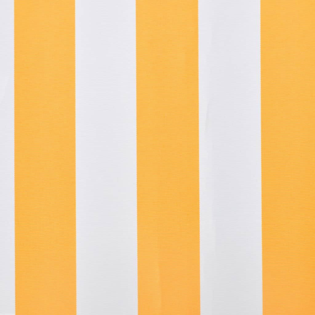 furnicato Markise Markisentuch 330x245 cm Orange Weiß für 3,5x2,5 m Markisen-Rahmen