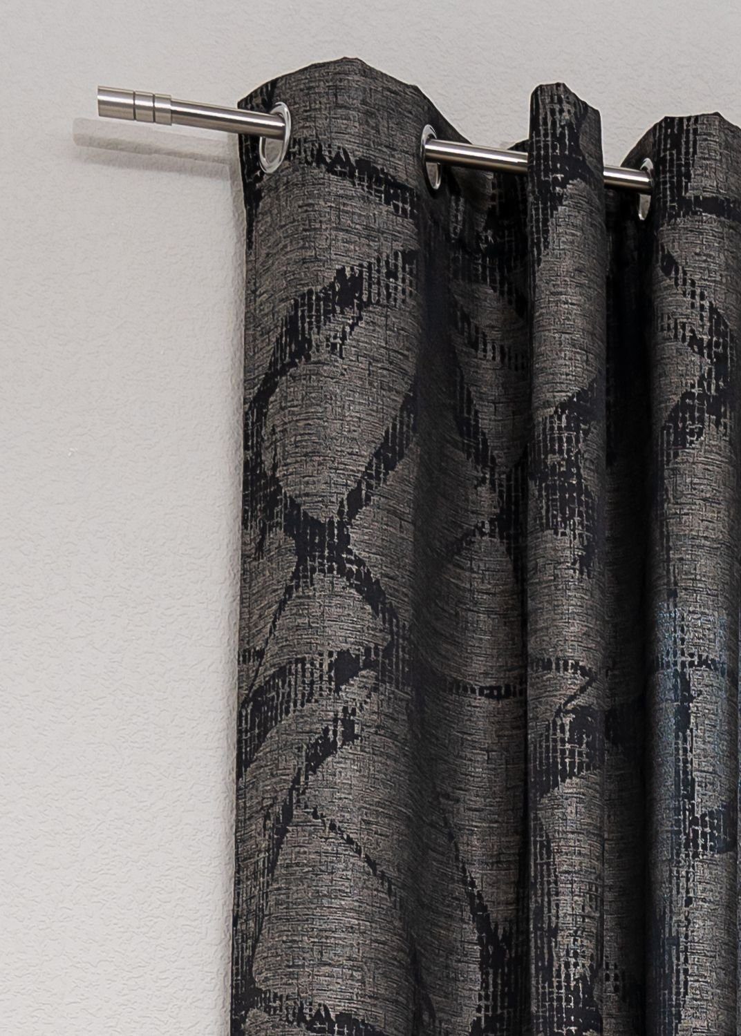 Vorhang Ösenschal Maipa, LYSEL®, (1 St), schwarzgrau blickdicht, 245x146cm HxB