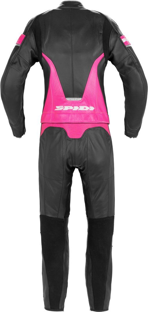 SpiDi Motorradkombi Laser Touring 2-Teiler Damen Motorrad Lederkombi protektoren abriebfest