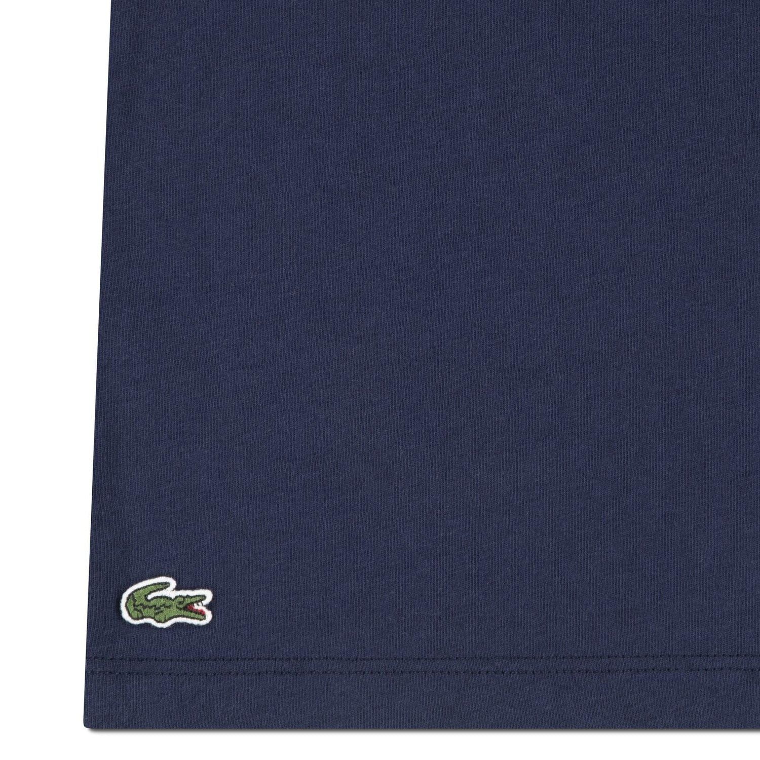Lacoste T-Shirt Lacoste Kinder T-Shirt mit Seiten-Logo – Navy