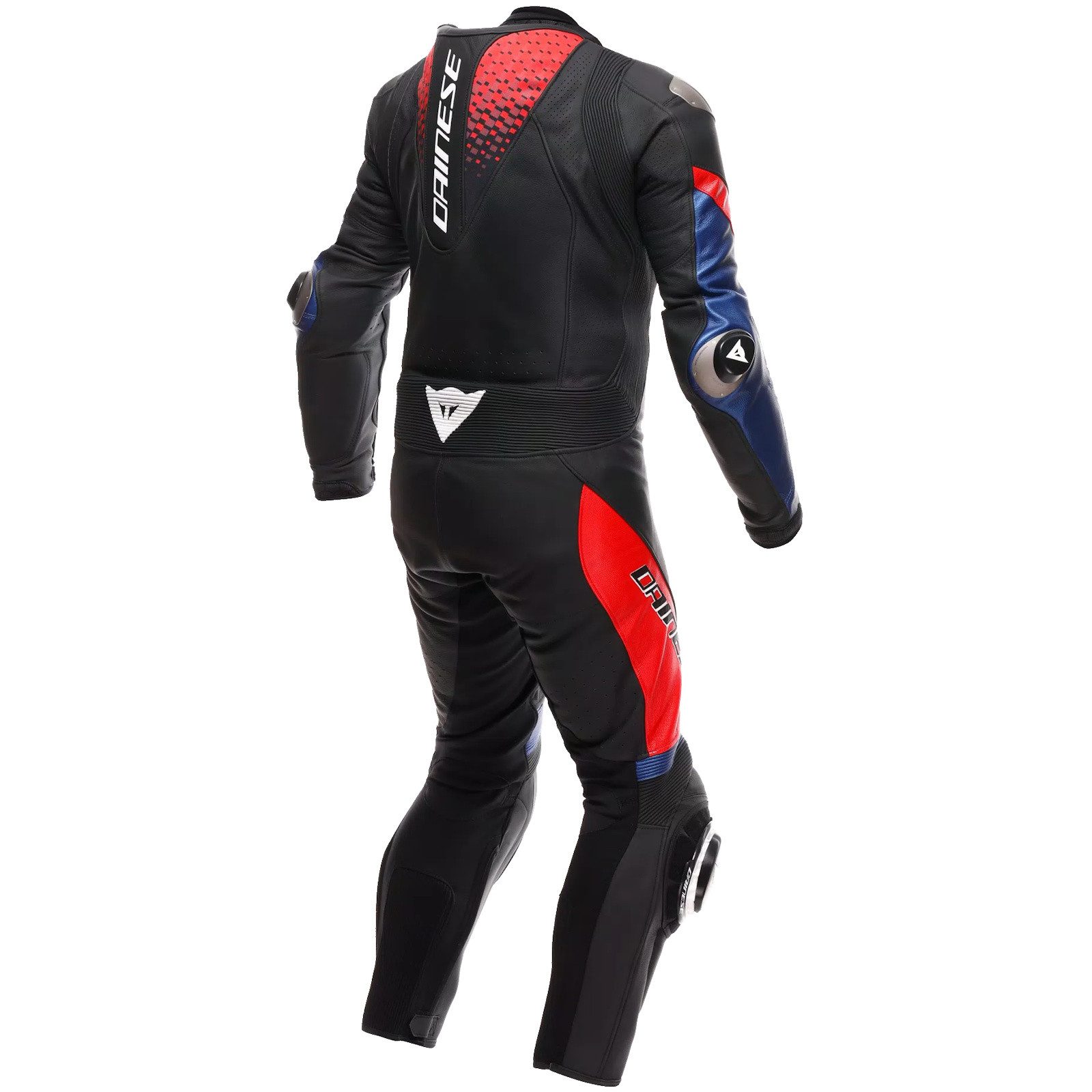 Dainese Motorradkombi Dainese Laguna Seca 6 1tlg. Perf. Lederkombi Schwarz / Blau / Rot