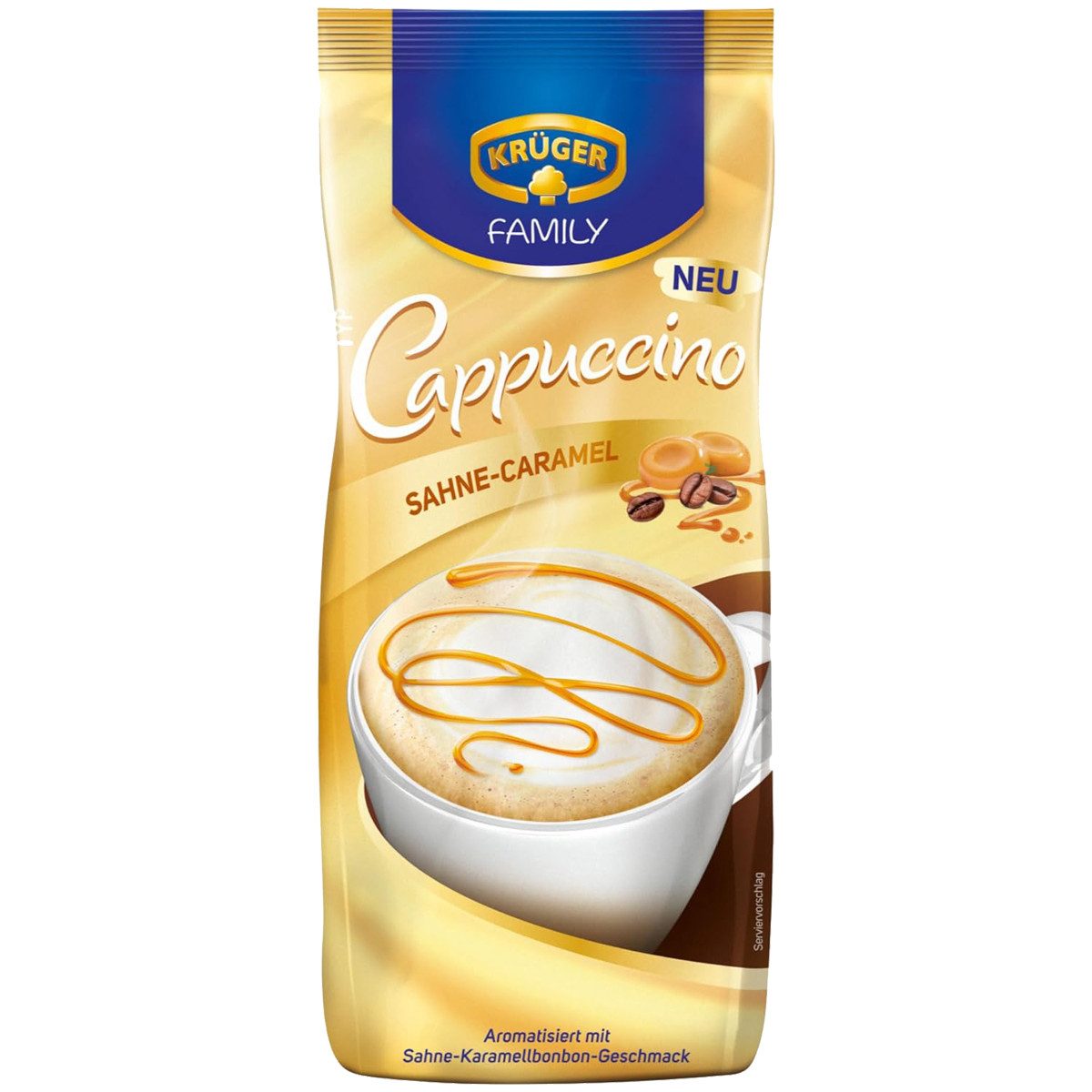 Krüger Kaffee, Krüger Family Sahne Caramel Cappuccino 500g