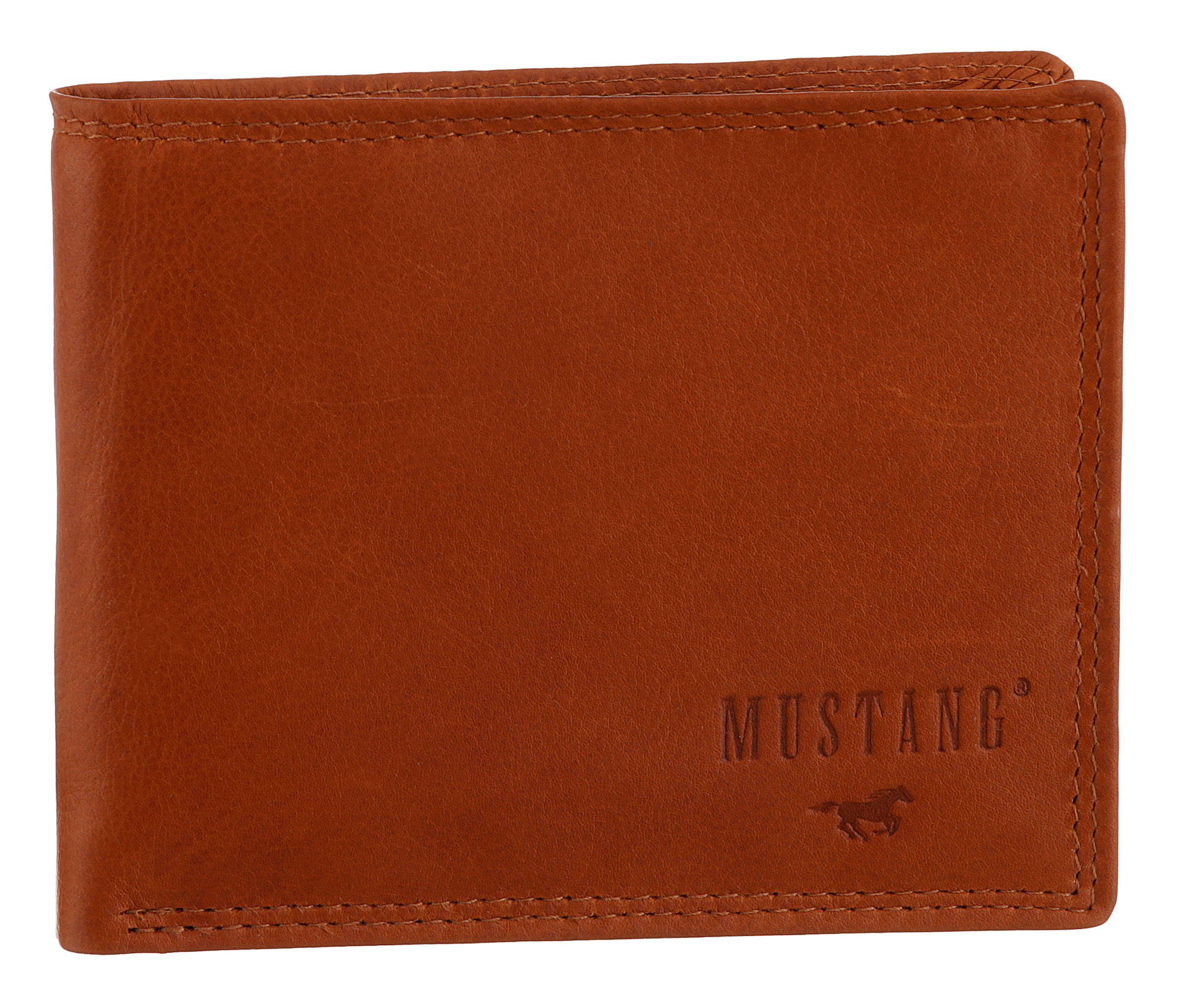 Udine Geldbörse wallet MUSTANG side RFID-Schutz mit leather opening,
