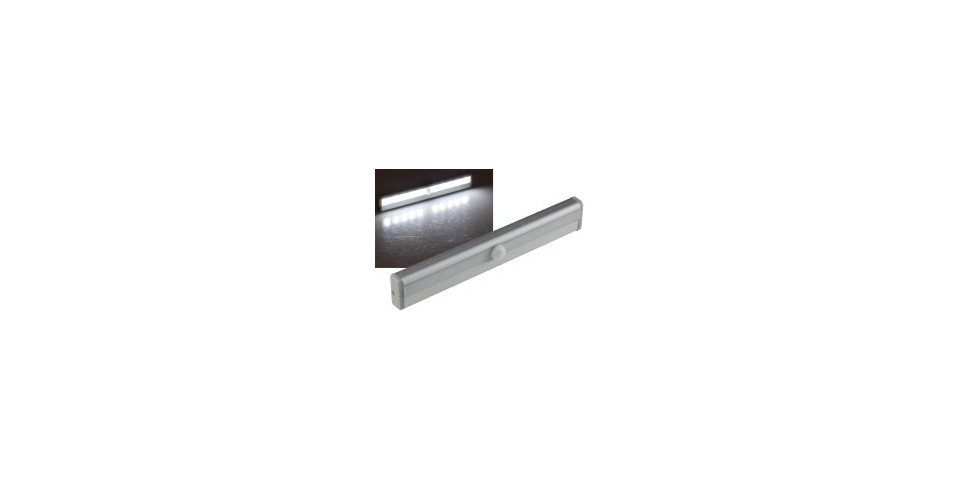 ChiliTec LED Unterbauleuchte LED Schrankleuchte mit Bewegungsmelder, 80Lm, 4xAAA Batteriebetrieb