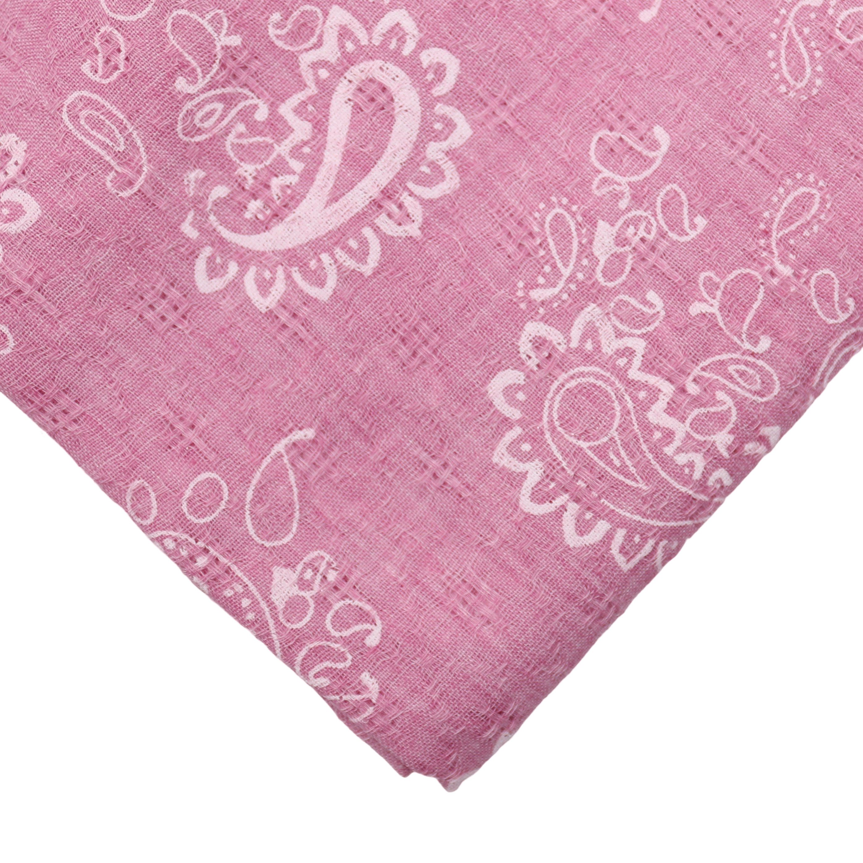 MIRROSI Nickituch ierecktuch ca. 60 × 60 cm, wunderschönes Paisley-Muster, Damen Halstuch ideal für Frühling, Sommer oder Herbst