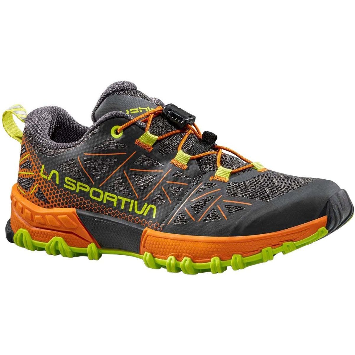 La Sportiva Bushido II JR Outdoorschuh Vielseitiger Kinder-Schuh für Laufen und Wandern, bietet Stabilität