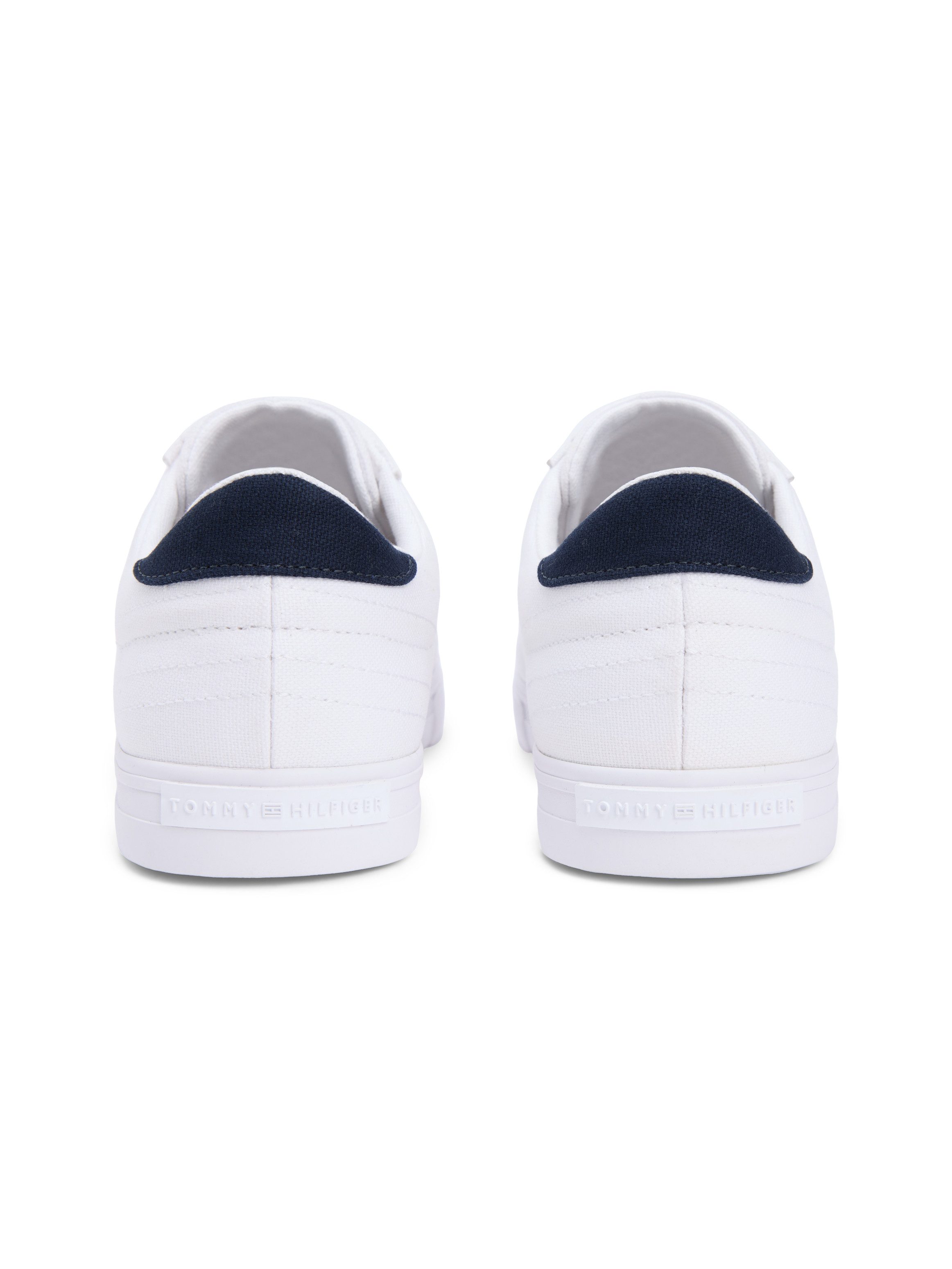 Tommy Hilfiger VULC CORE LONG LACE Sneaker Freizeitschuh, Halbschuh, Schnürschuh mit Kontrastbesatz an der Ferse