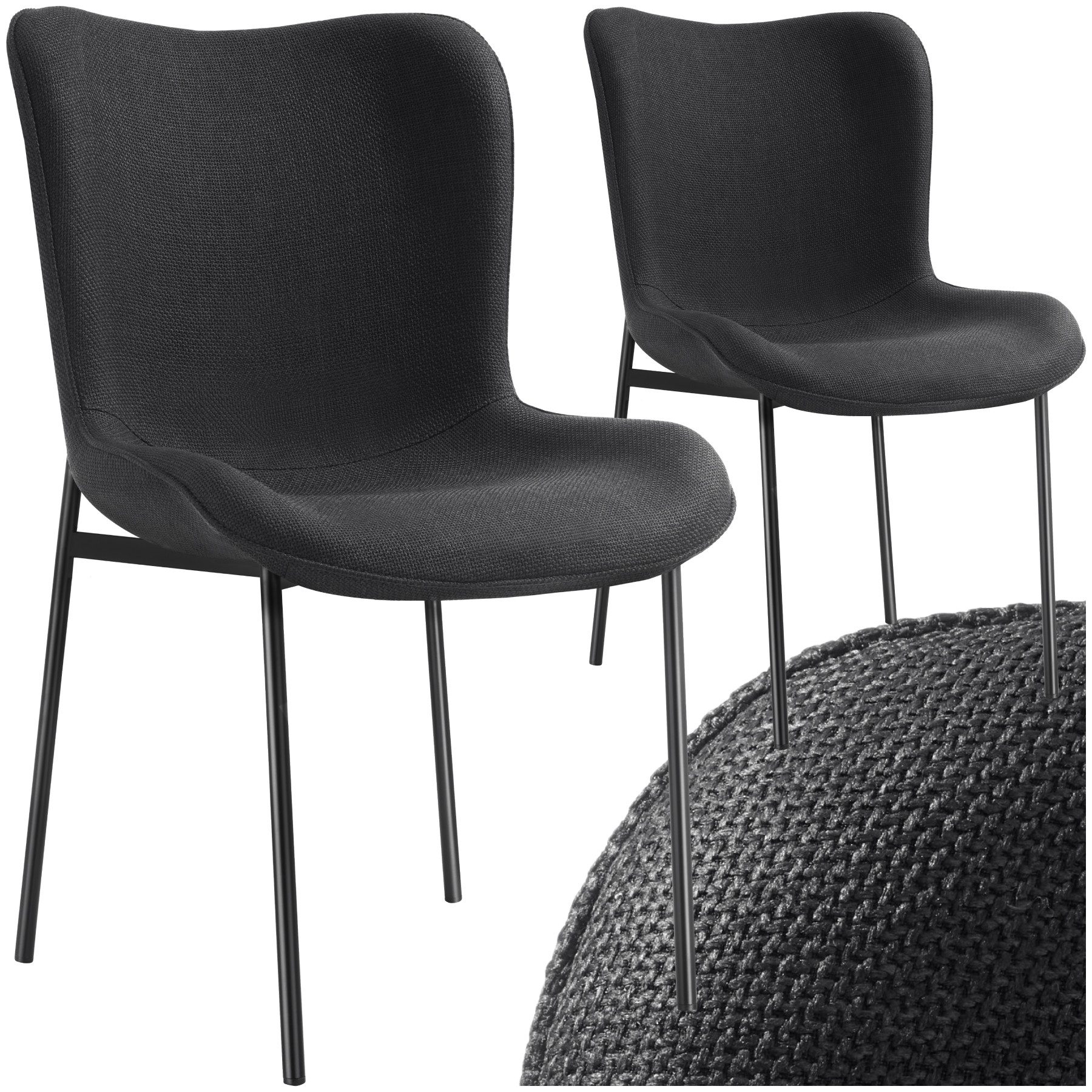 tectake Esszimmerstuhl Polsterstuhl (Set, 2 St), günstig online kaufen