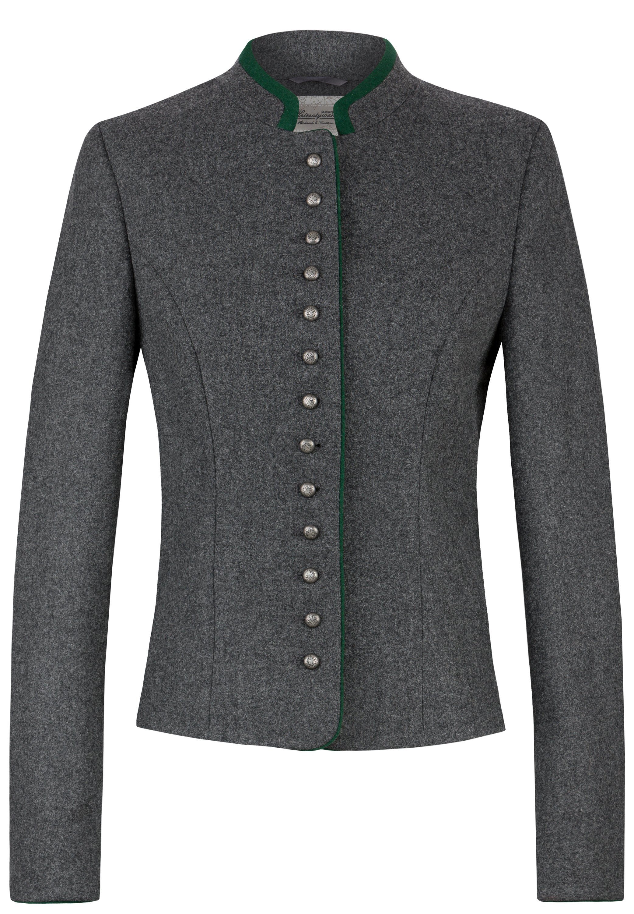 Stockerpoint Damen Trachtenjacke Ora – Taillierte Jacke Aus Tuchloden In Beige