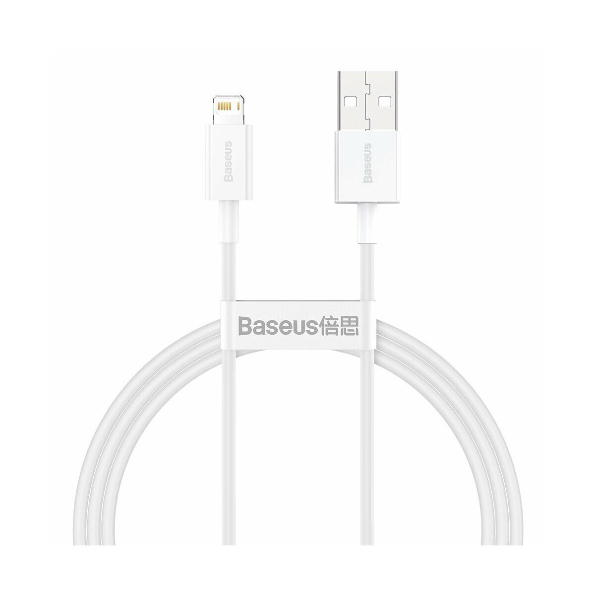 Baseus Baseus Superior Series Kabel USB auf Lightning, 2.4A, 1m weiß Smartphone-Kabel