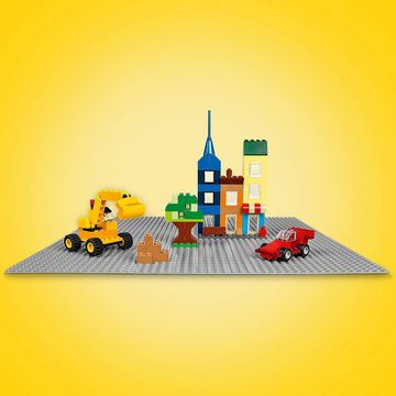LEGO® Konstruktionsspielsteine Graue Bauplatte (11024), LEGO® Classic, (1 St), Made in Europe
